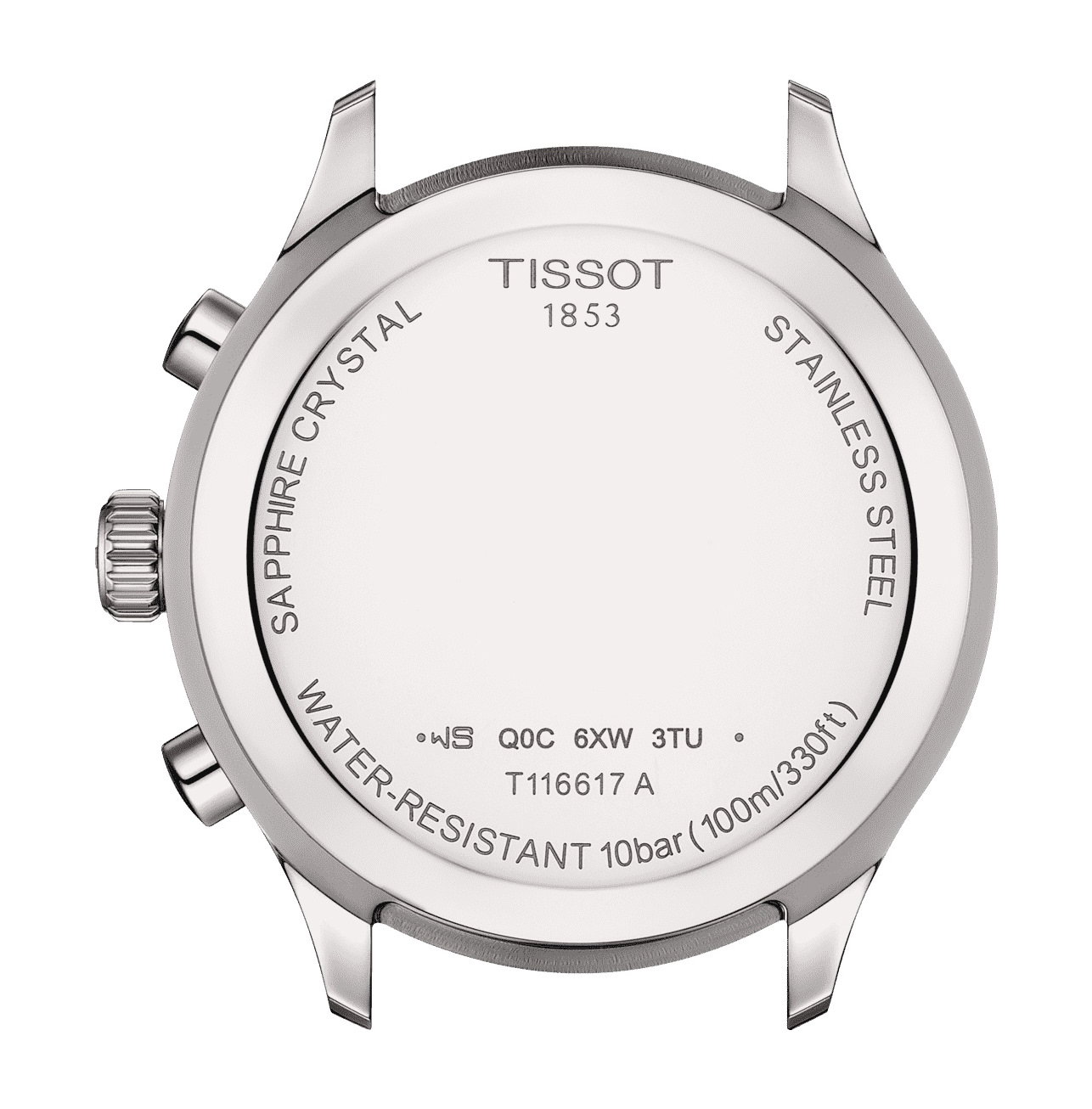 Tissot Orologio Uomo Chrono XL – Quarzo Svizzero, Cassa 45mm, Pelle Marrone, Cronografo, 100m Water Resistant