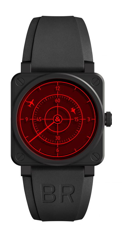 Bell &amp; Ross BR 03-92 Red Radar Ceramic
