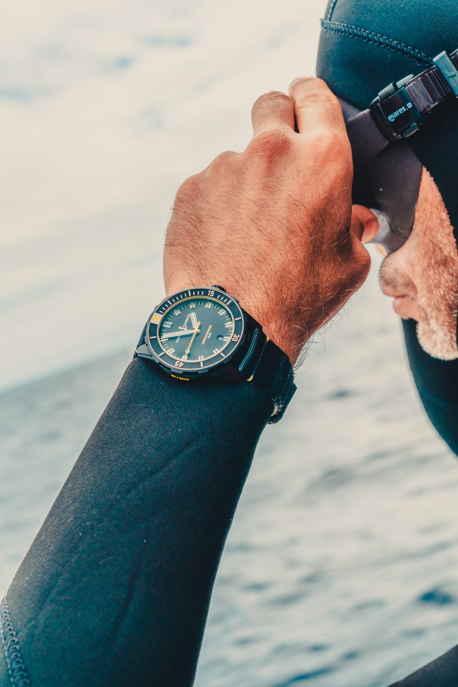 Ulysse Nardin Diver Lemon Shark Watch Sets Tone For Ocean Conservation The Watch Pages