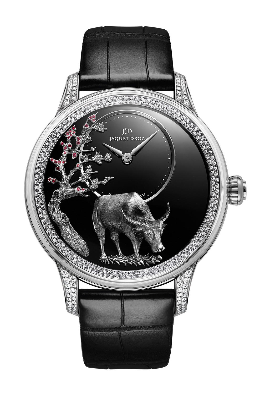 Jaquet Droz Petite Heure Minute Relief Buffalo