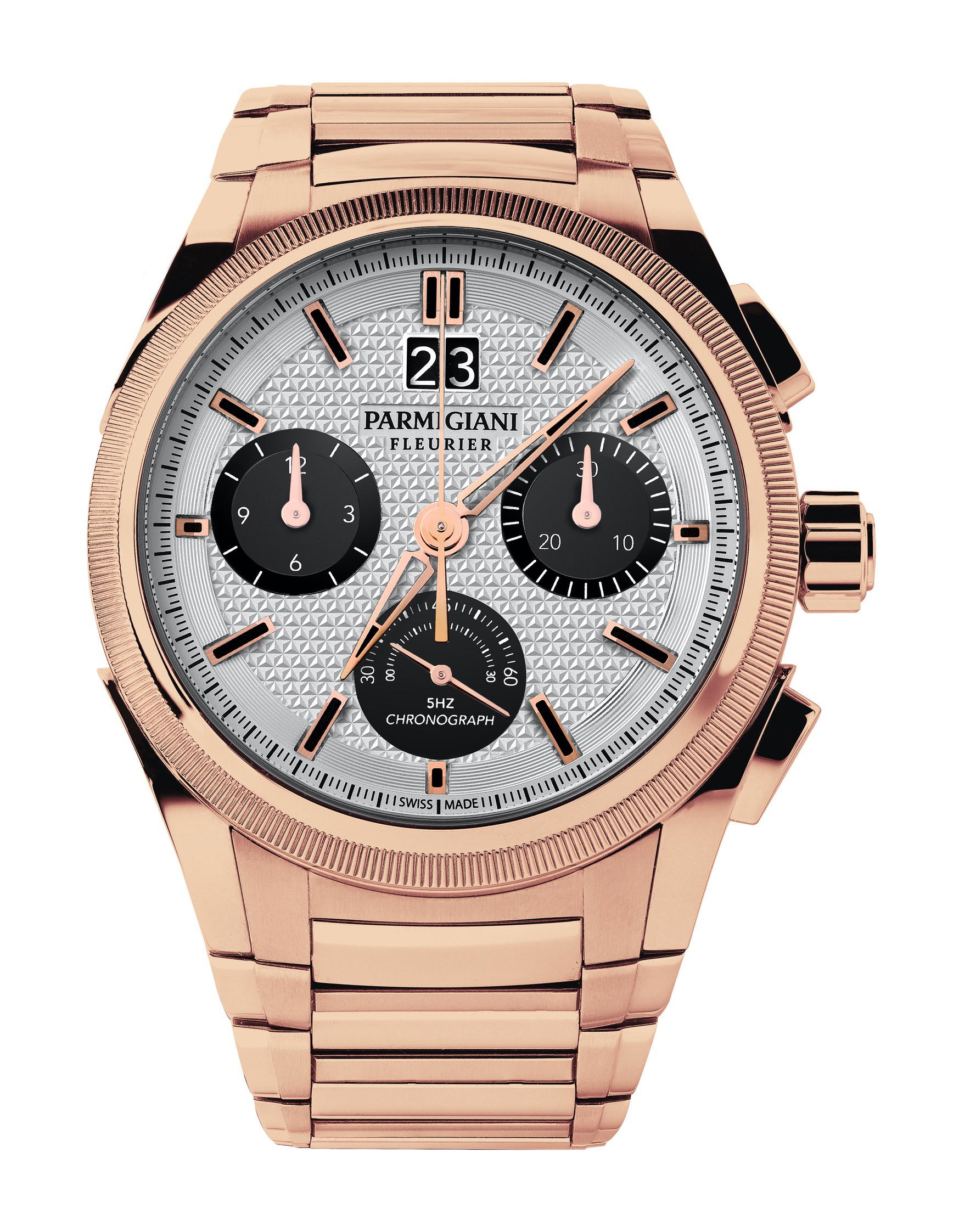Parmigiani Fleurier Tonda GT Rose Gold Silver Black