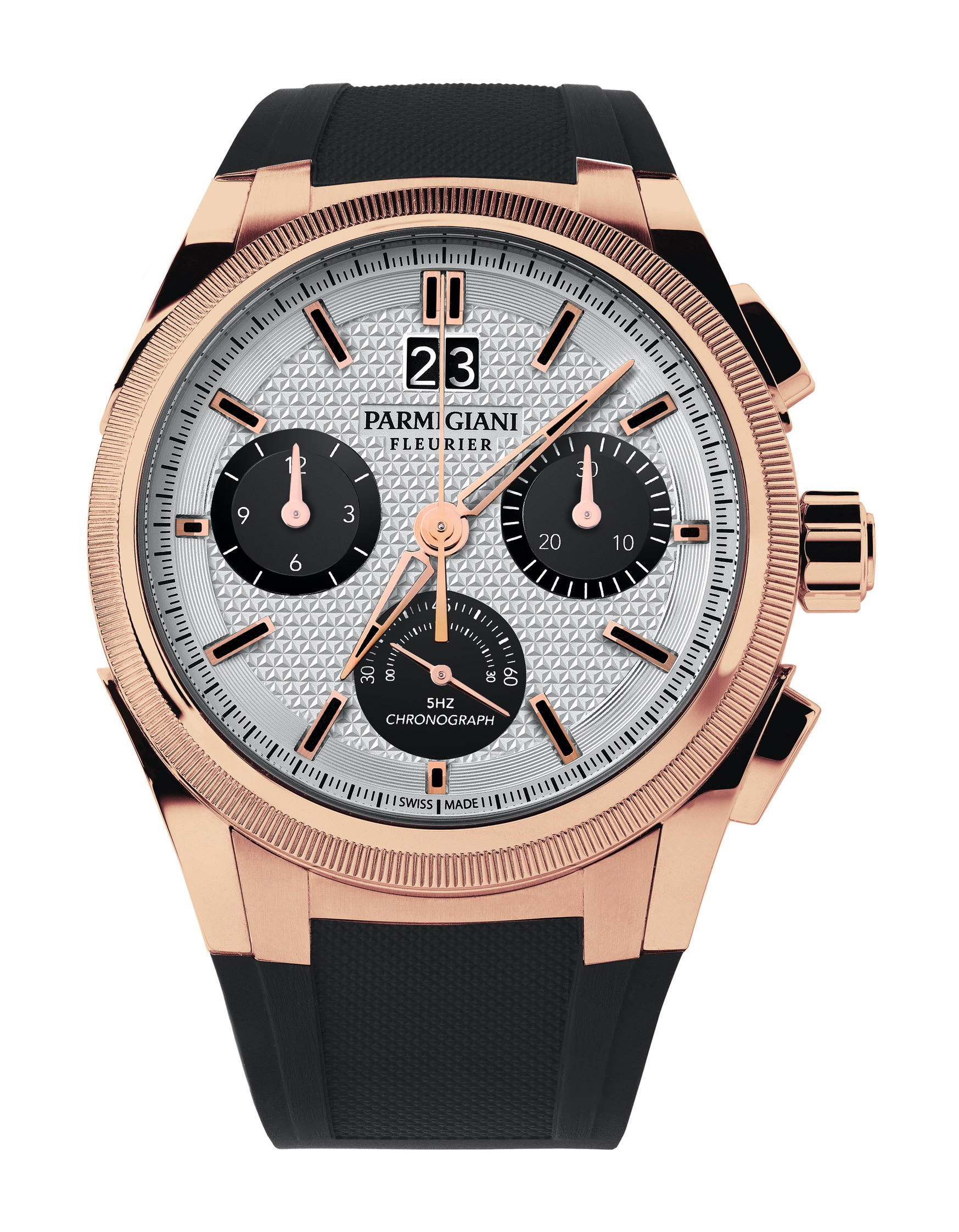 Parmigiani Fleurier Tonda GT Rose Gold Silver Black