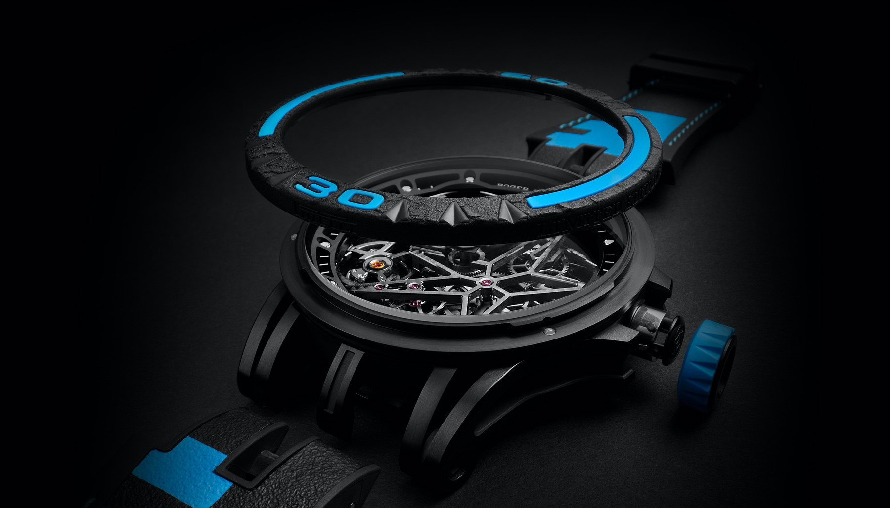 Excalibur Spider Pirelli Black DLC Titanium - Image 5