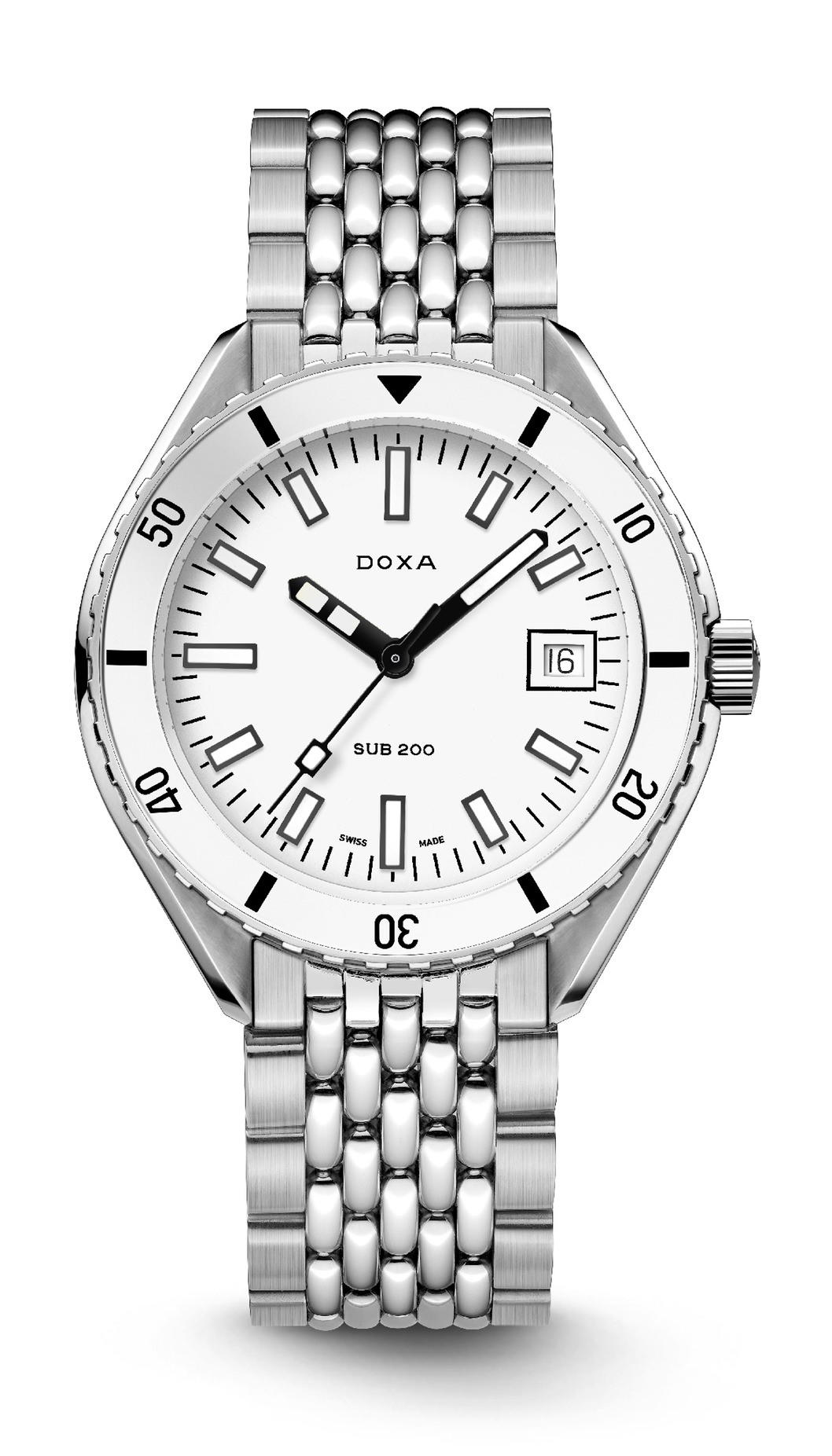 Doxa SUB 200 Whitepearl