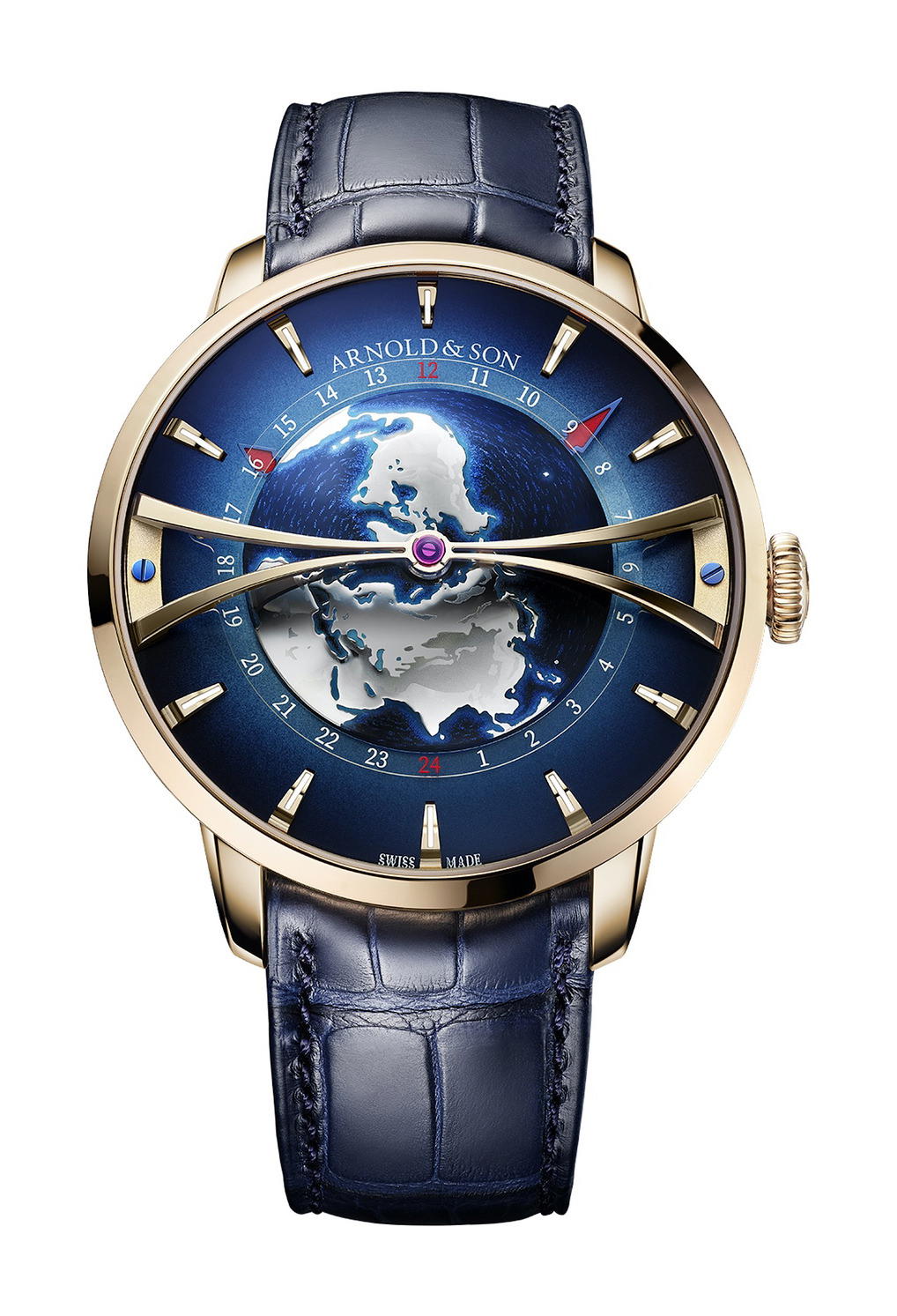 Arnold & Son Globetrotter Gold