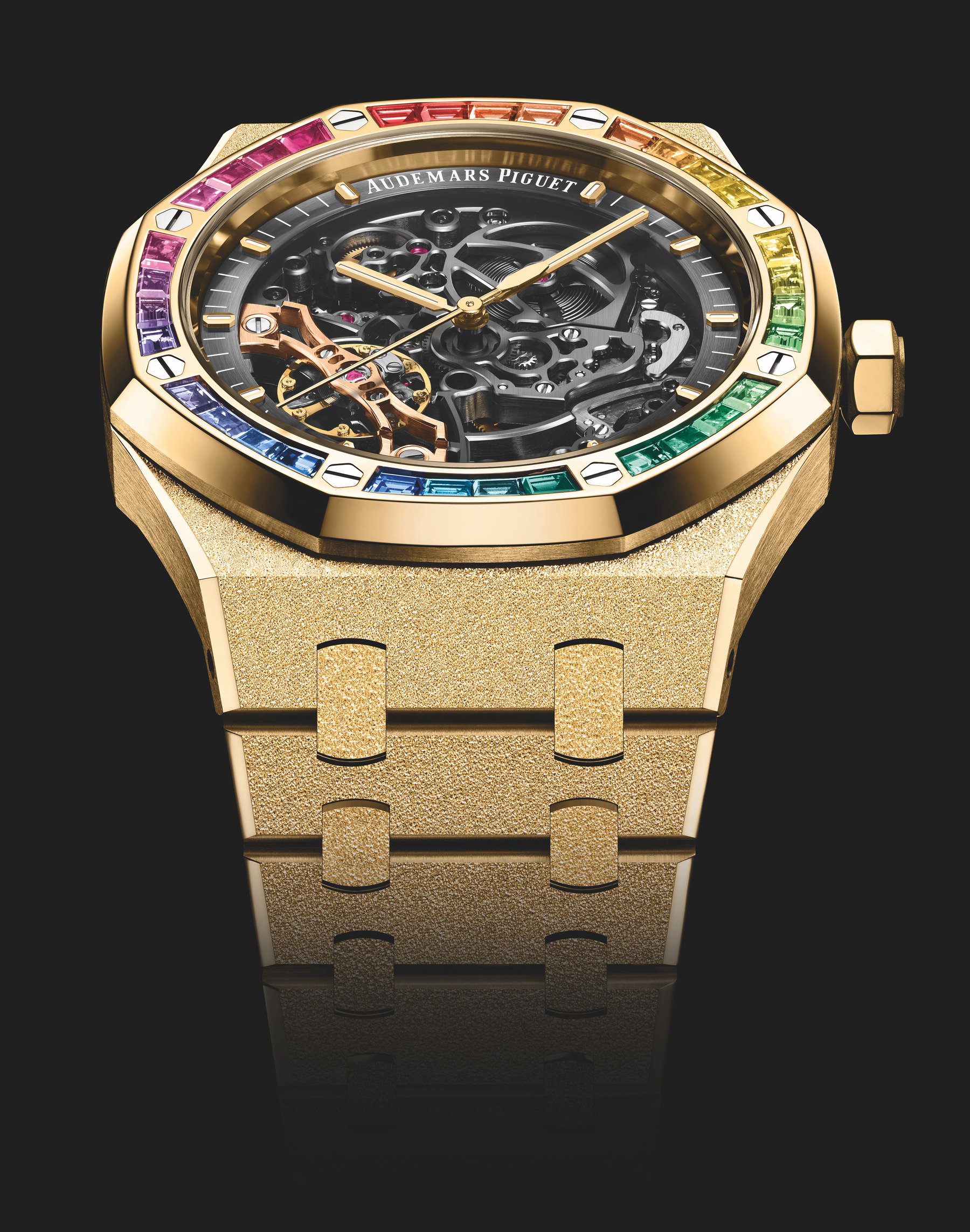 Royal Oak Frosted Gold Double Balance Wheel Openworked - Image 4