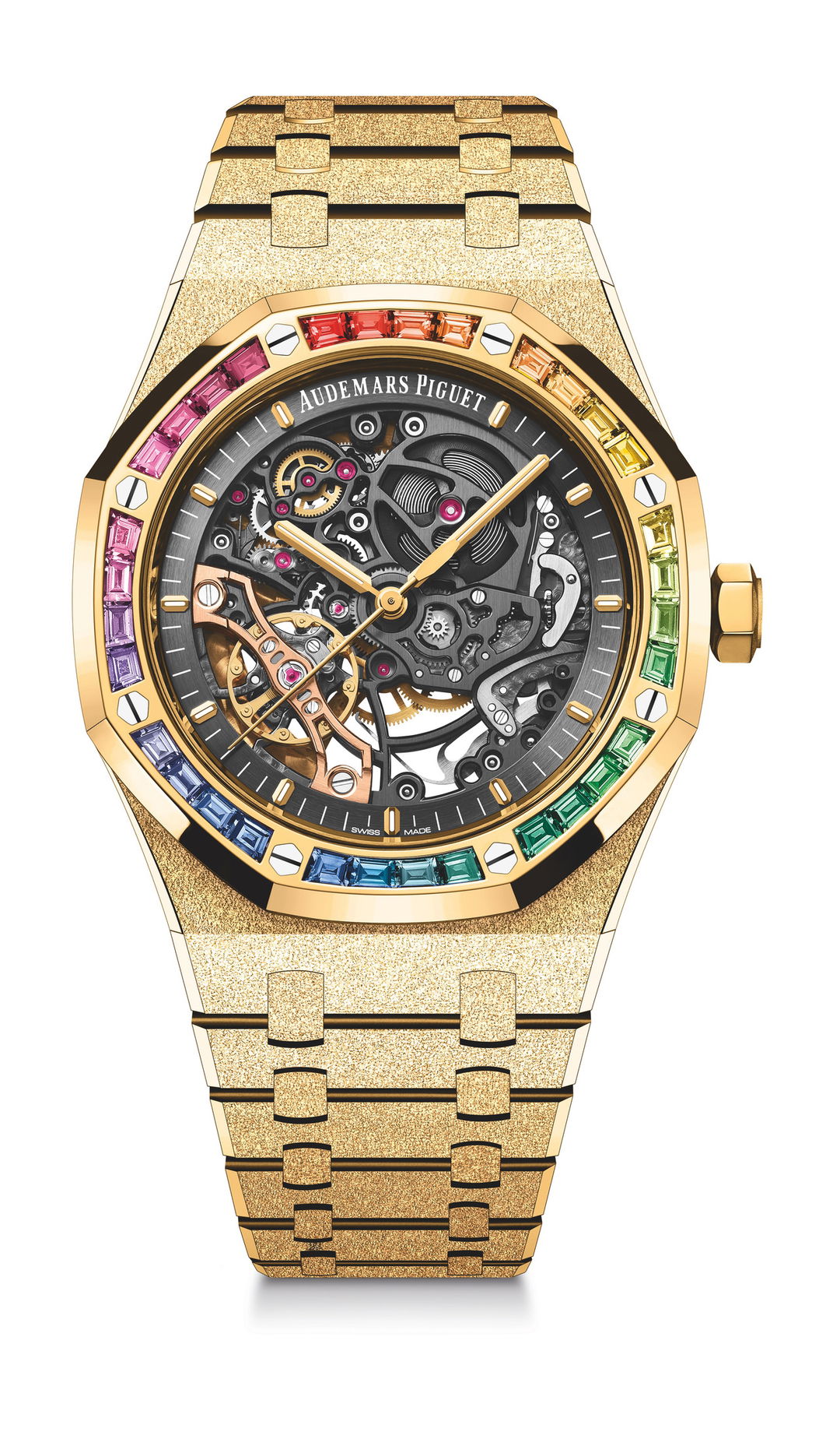 Royal Oak Frosted Gold Double Balance Wheel Openworked - Image 1