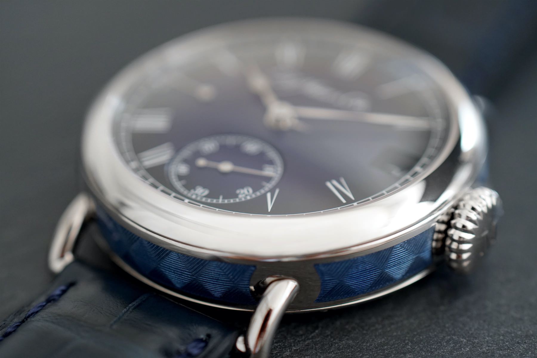 H. Moser &amp; Cie Heritage Perpetual Calendar Midnight Blue Enamel