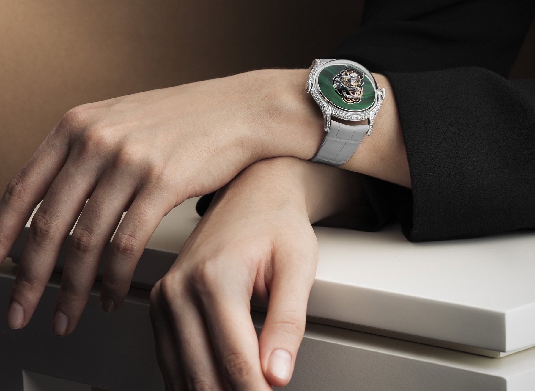 MB&F LM Flying T Malachite