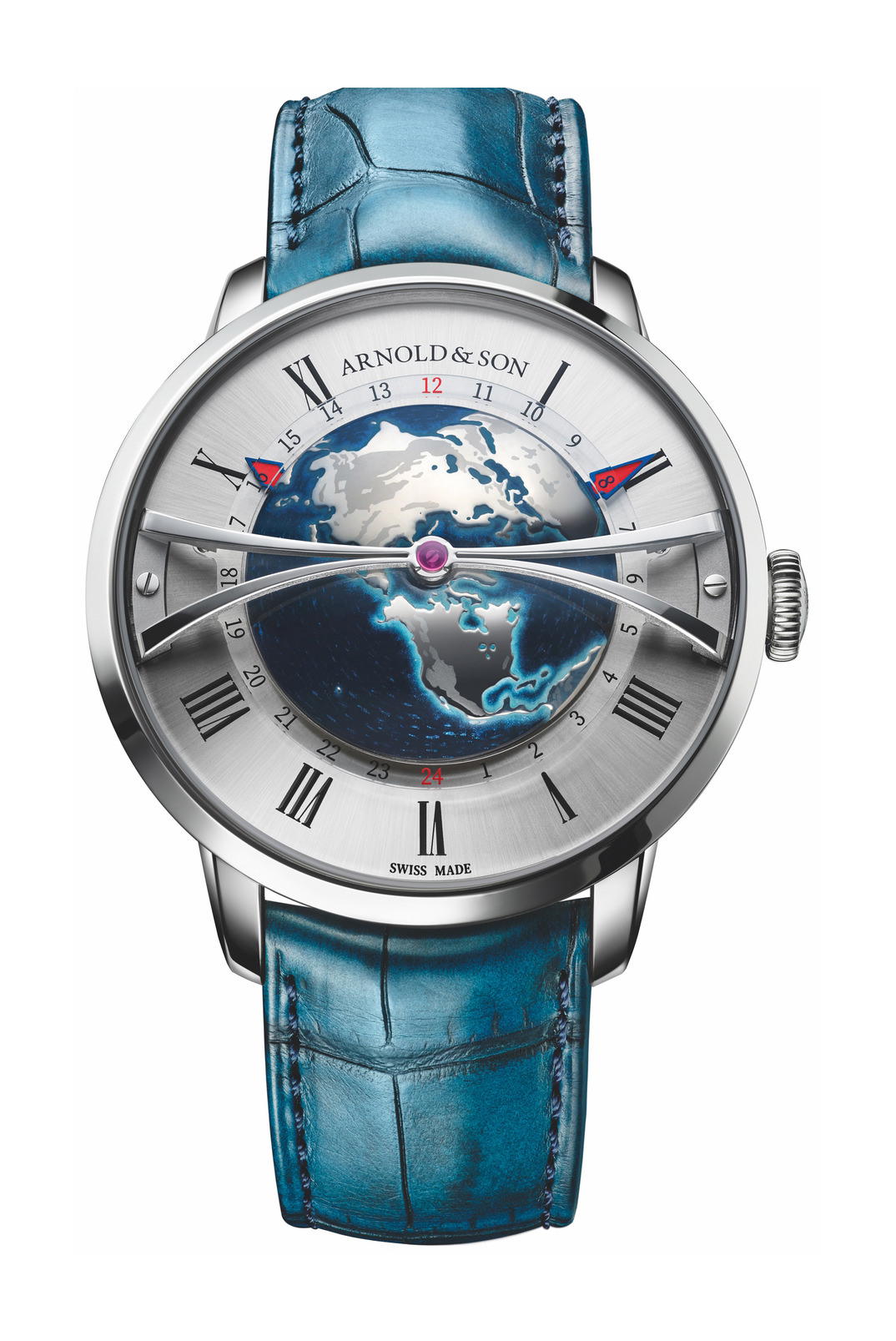 Arnold & Son Globetrotter Steel