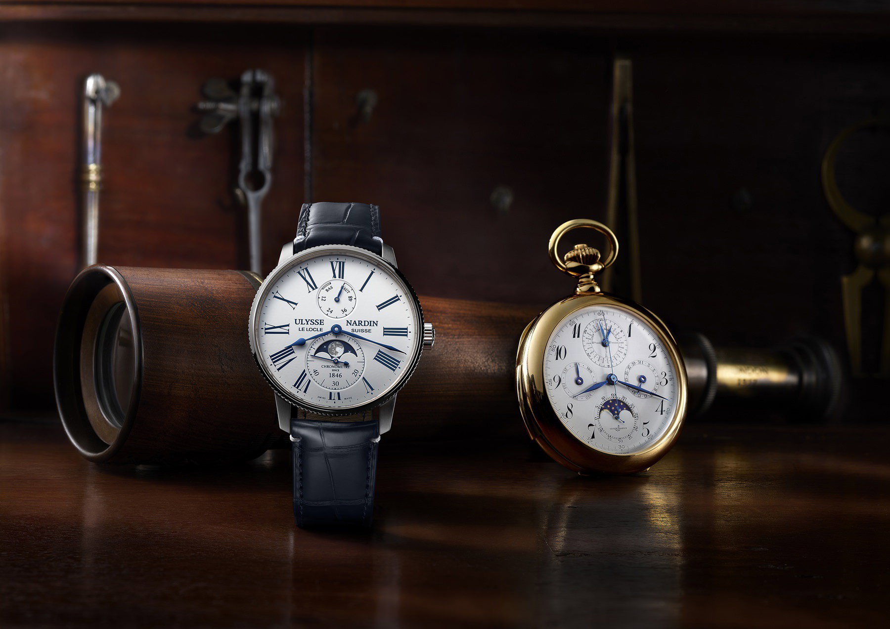 Ulysse Nardin Marine Torpilleur Moonphase