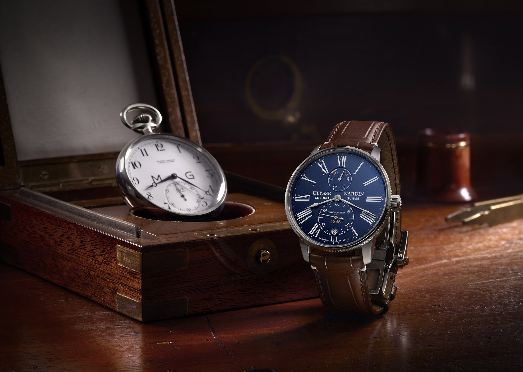 Ulysse Nardin Marine Torpilleur Blue Enamel