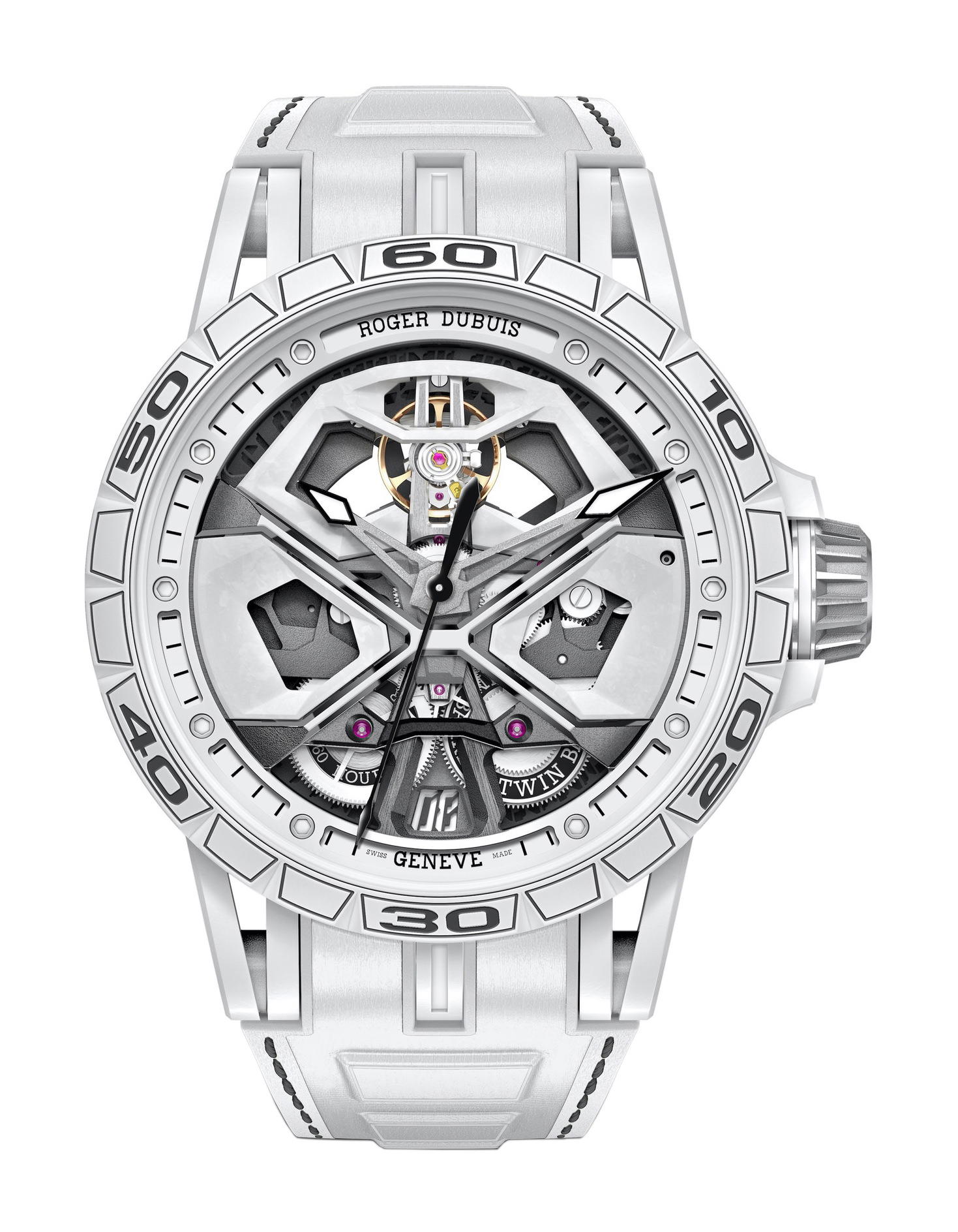 Roger Dubuis Excalibur Spider Monobalancier Huracan White CCF