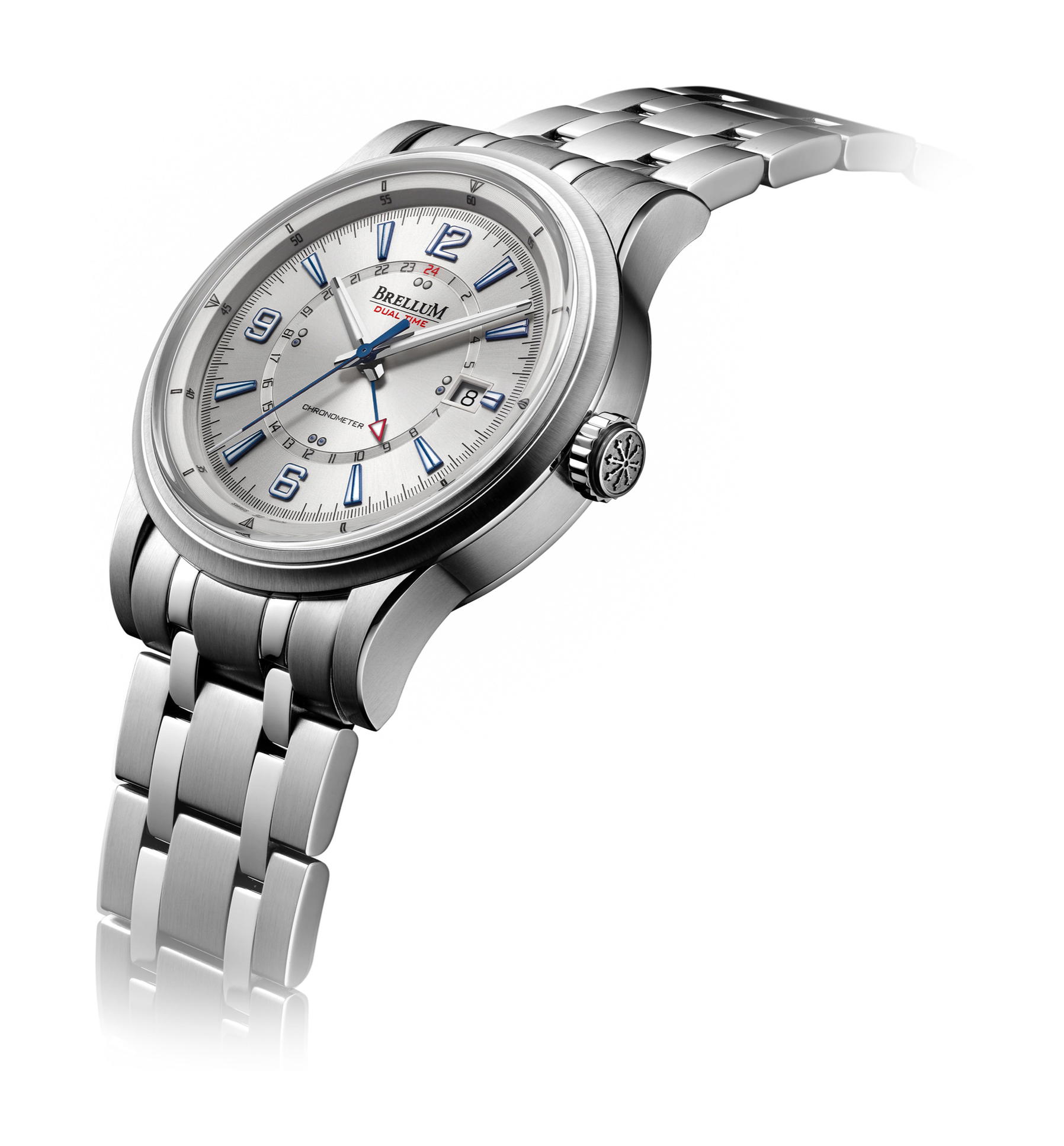 Brellum Wyvern GMT Silver