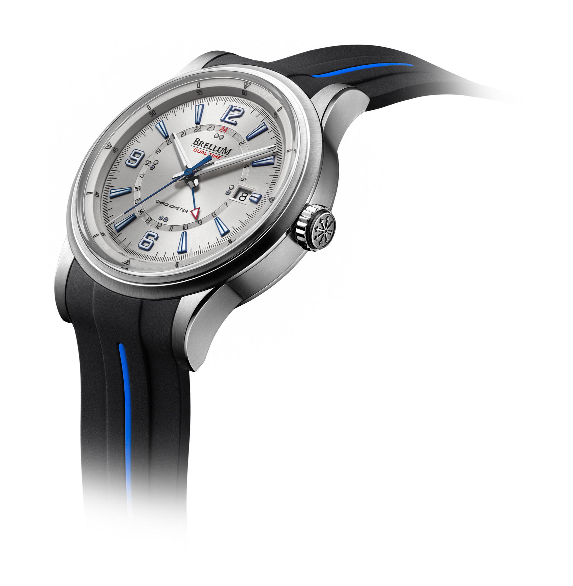 Brellum Wyvern GMT Silver