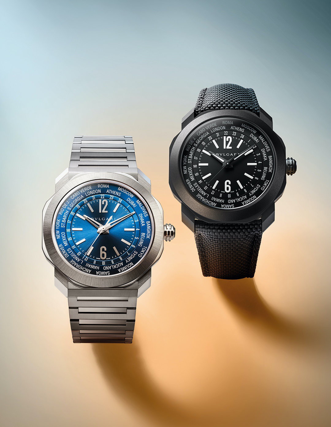 Bvlgari Octo Roma Worldtimer Steel