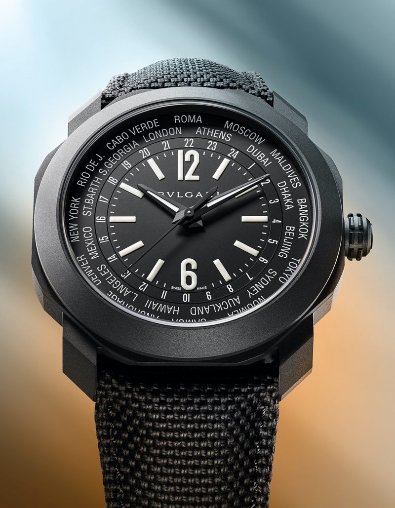 Bvlgari Octo Roma Worldtimer Steel D.L.C.