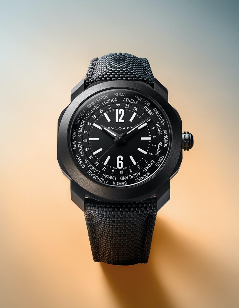 Bvlgari Octo Roma Worldtimer Steel D.L.C.