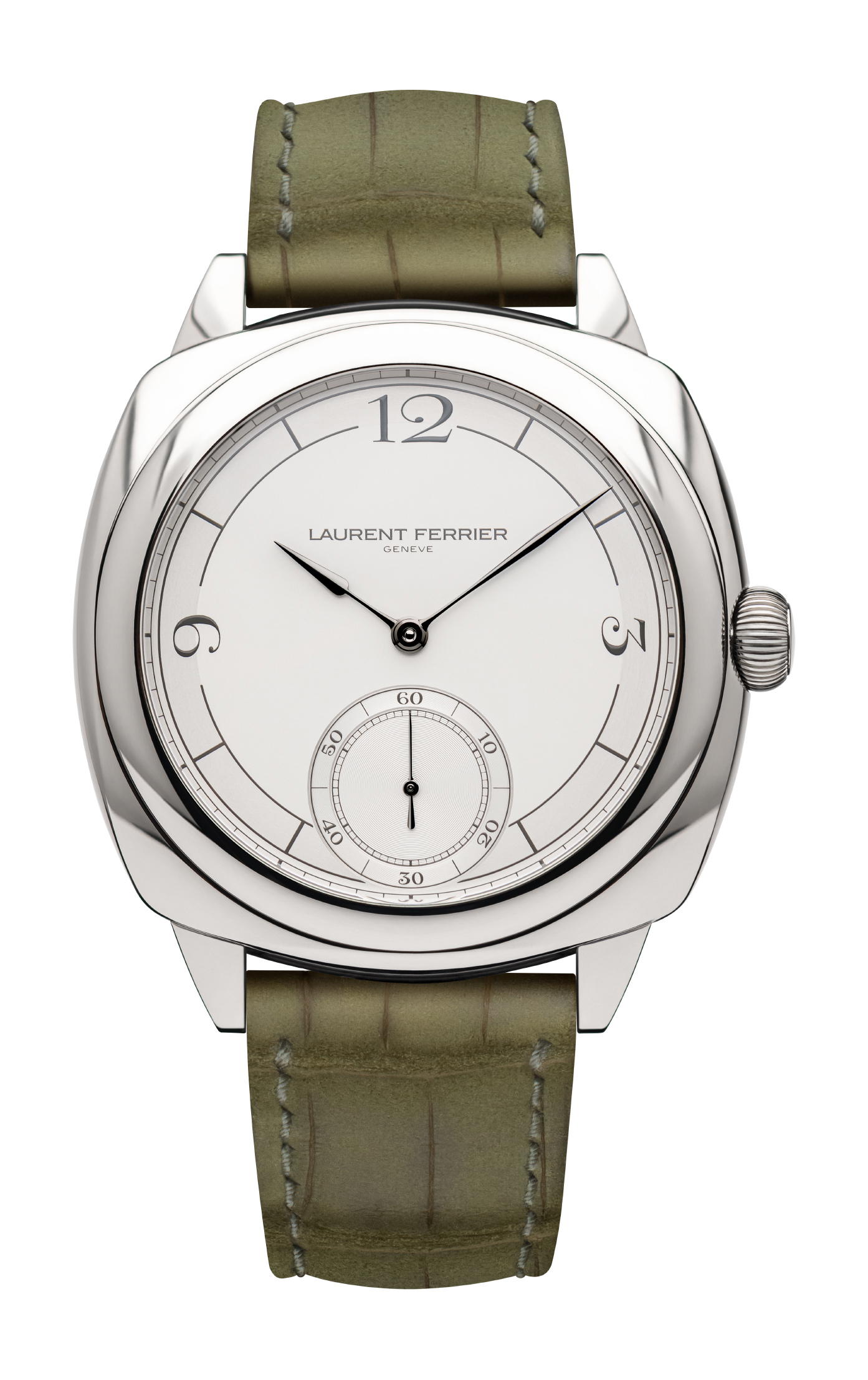 Laurent Ferrier Square Micro-Rotor Retro Silvery White