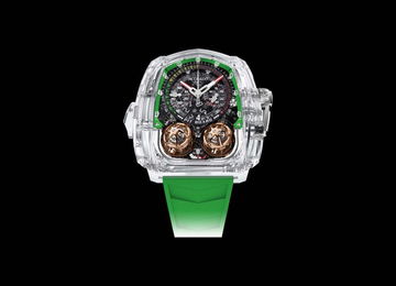Jacob &amp; Co Twin Turbo Furious Sapphire Crystal