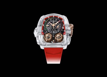 Jacob &amp; Co Twin Turbo Furious Sapphire Crystal