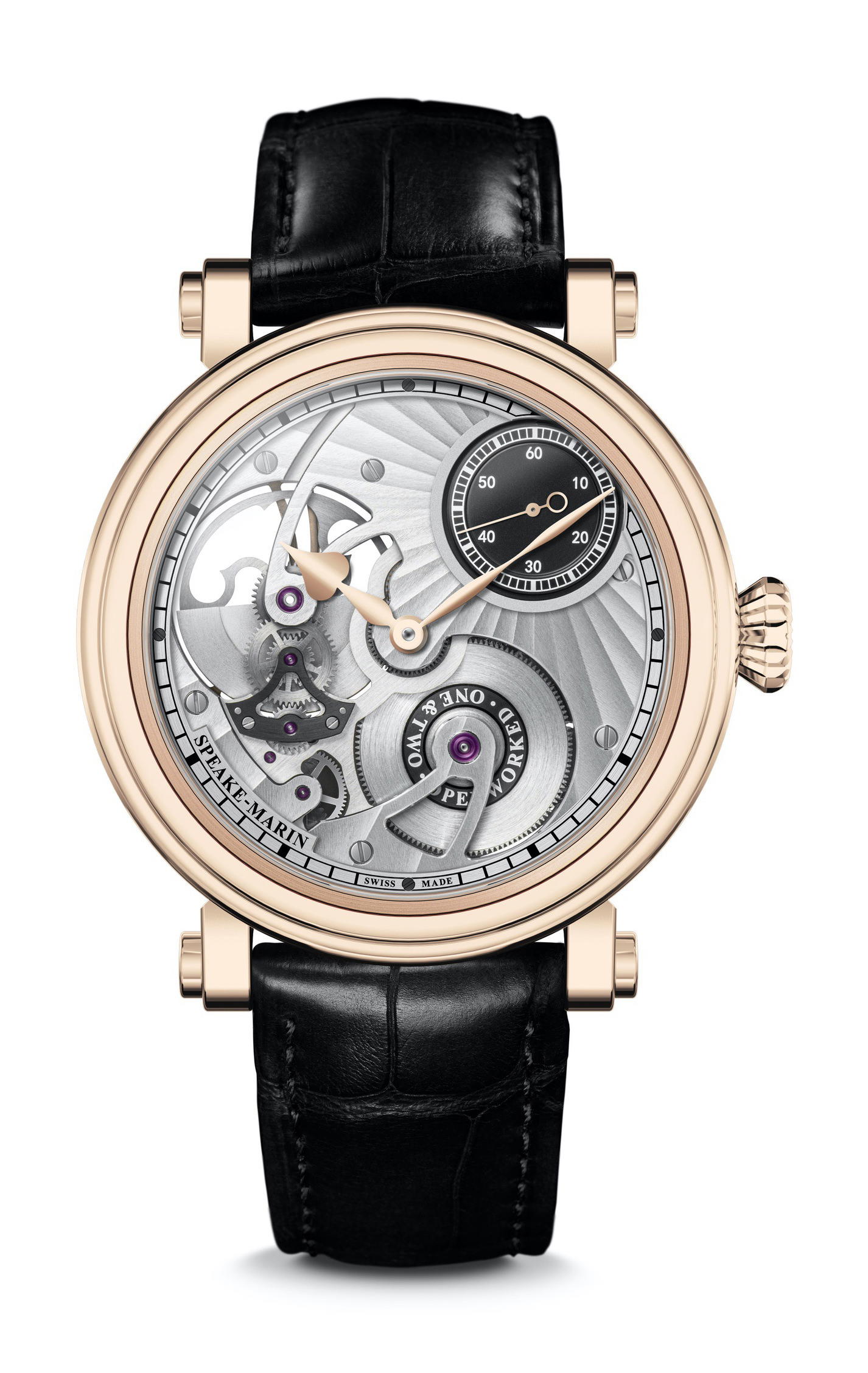 Speake-Marin Openworked Red Gold