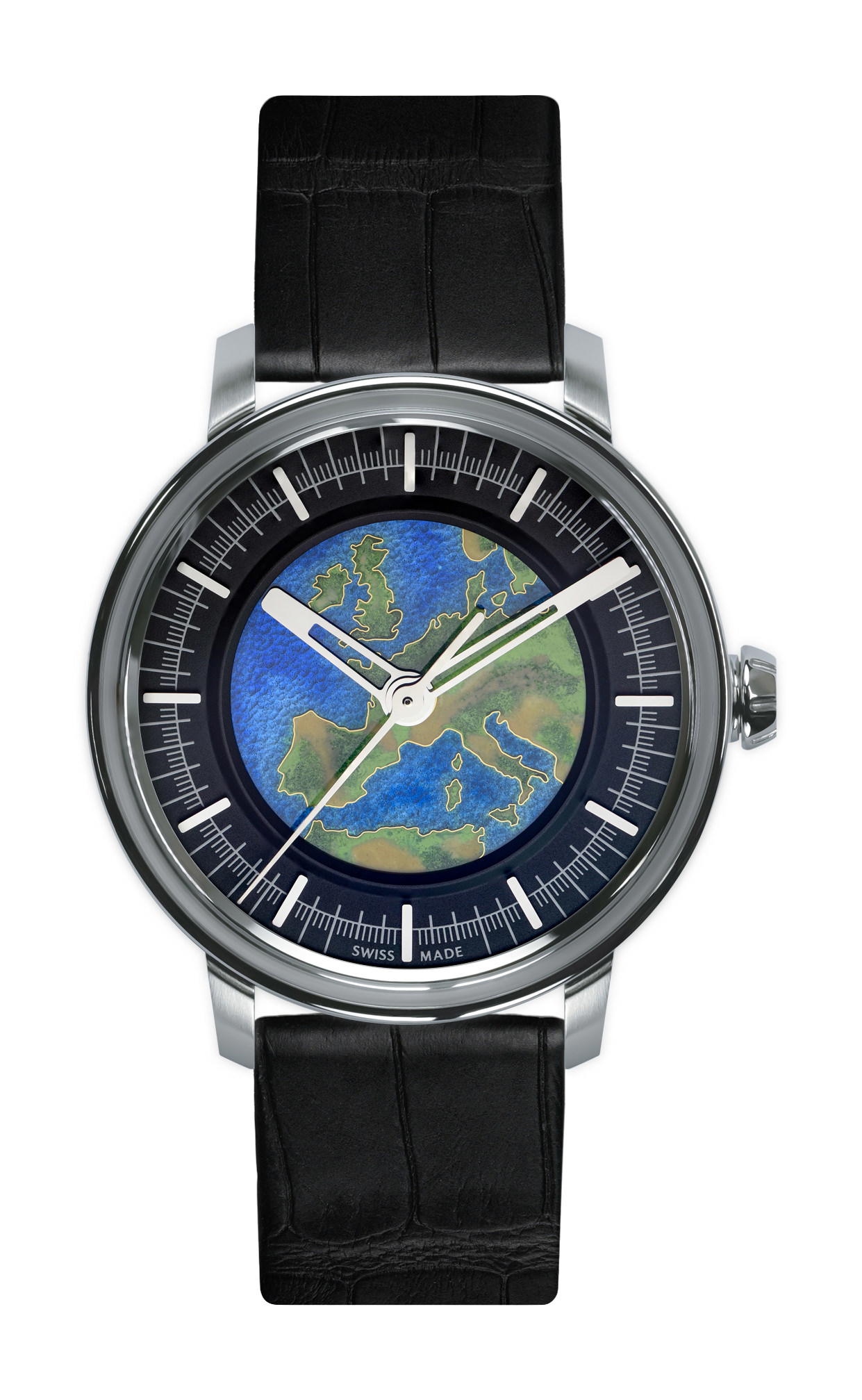 Lundis Bleus Métiers d'Art Ref.1120-MA "Europe - Black"