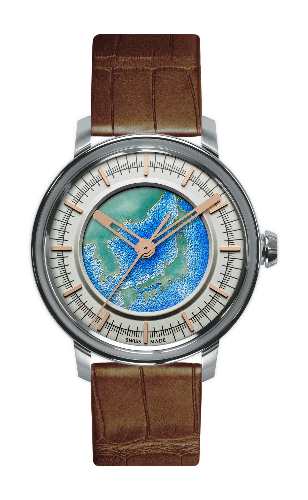 Lundis Bleus Métiers d'Art Ref.1120-MA "Sea of Japan - Silver"