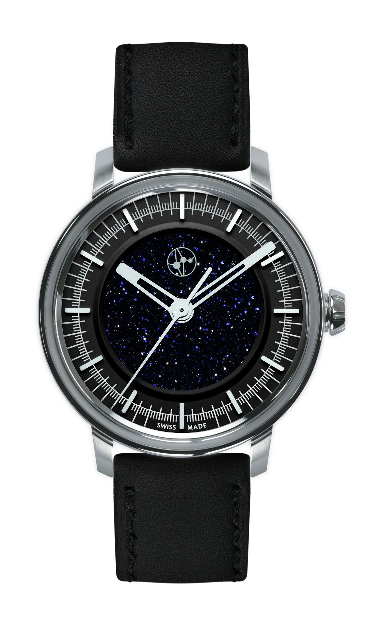 Lundis Bleus Métiers d&#039;Art Ref.1120-MA &quot;Dark Blue Aventurine Glass - Black &quot;