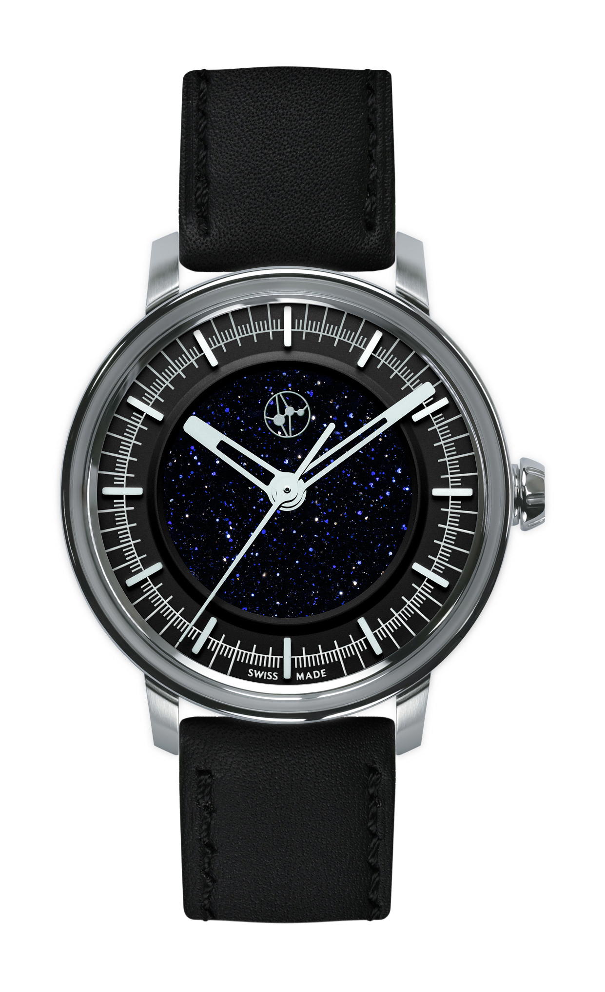 Lundis Bleus Métiers d'Art Ref.1120-MA "Dark Blue Aventurine Glass - Black "