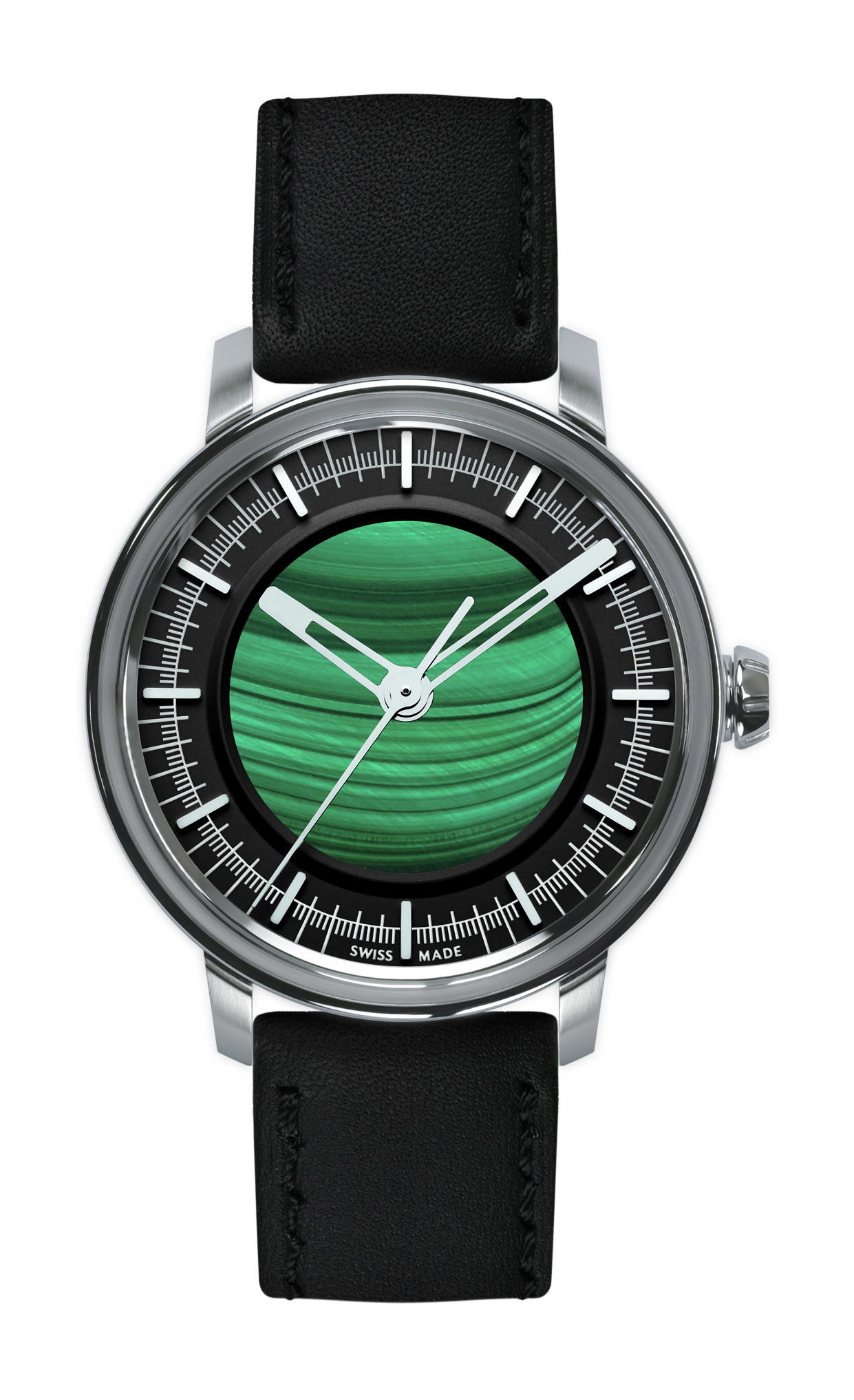 Lundis Bleus Métiers d'Art Ref.1120-MA "Malachite - Black "
