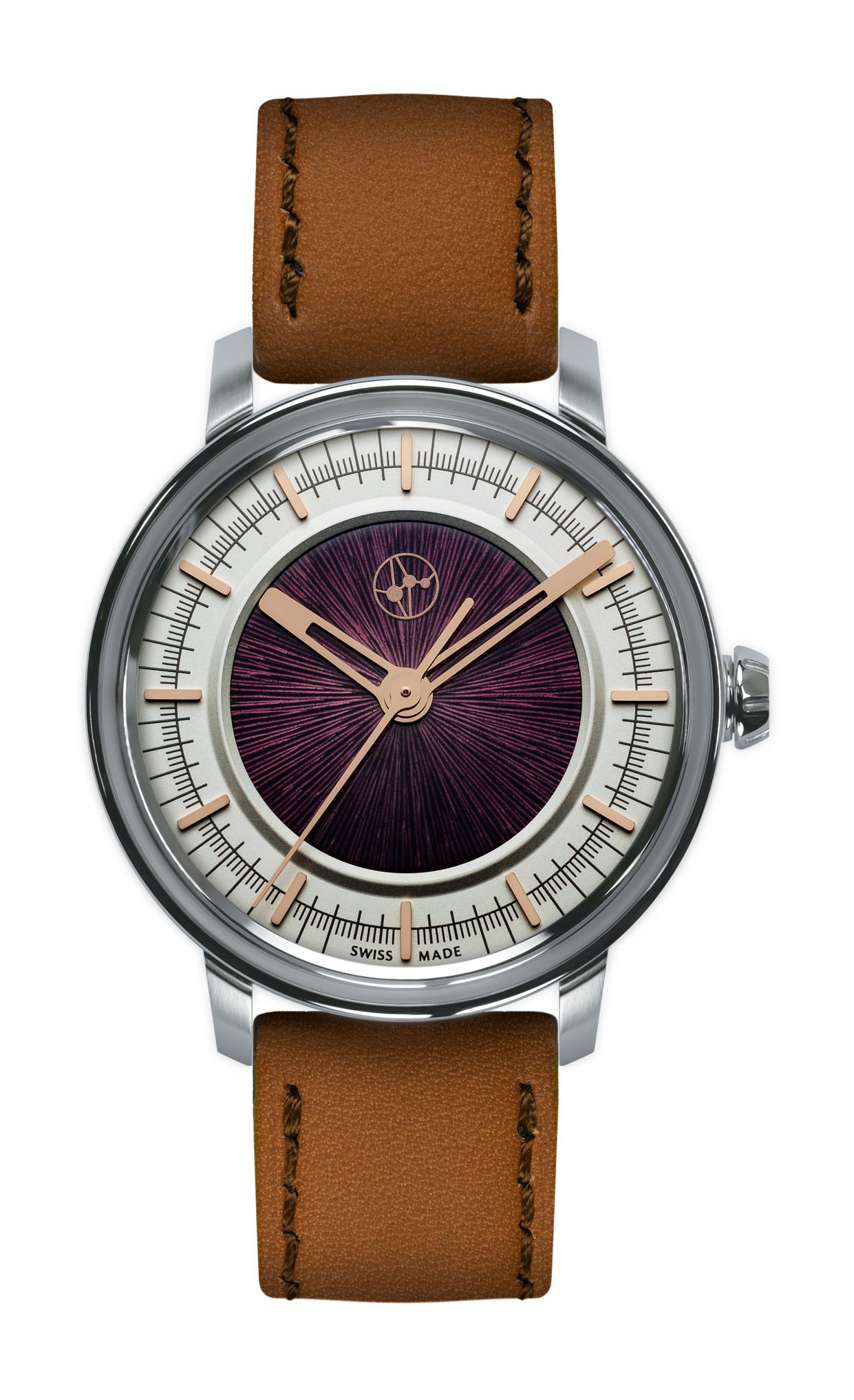 Lundis Bleus Métiers d'Art Ref.1120-MA "Burgundy - Silver"