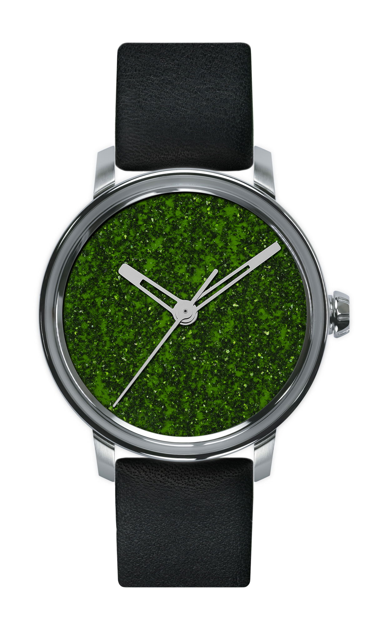 Lundis Bleus Contemporaines Ref.1120-AV "Leaf Green Aventurine Glass"