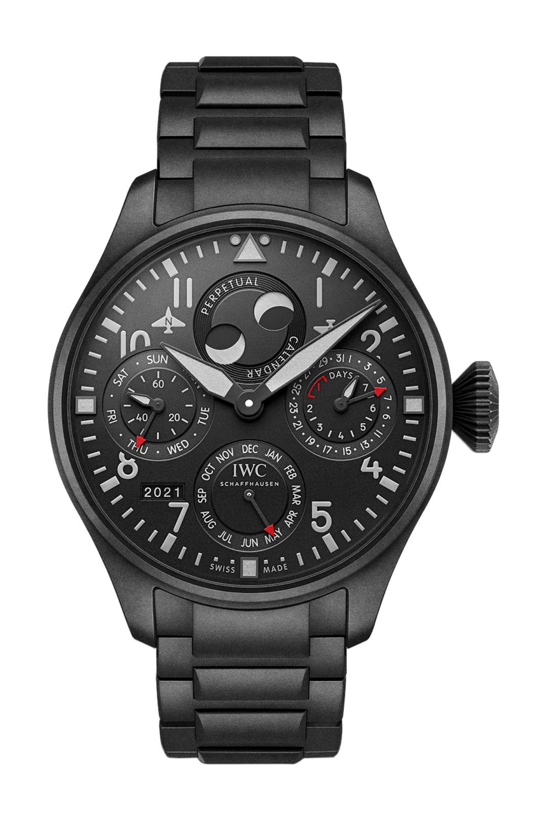 Big Pilot's Watch Perpetual Calendar Top Gun Ceratanium - Image 1