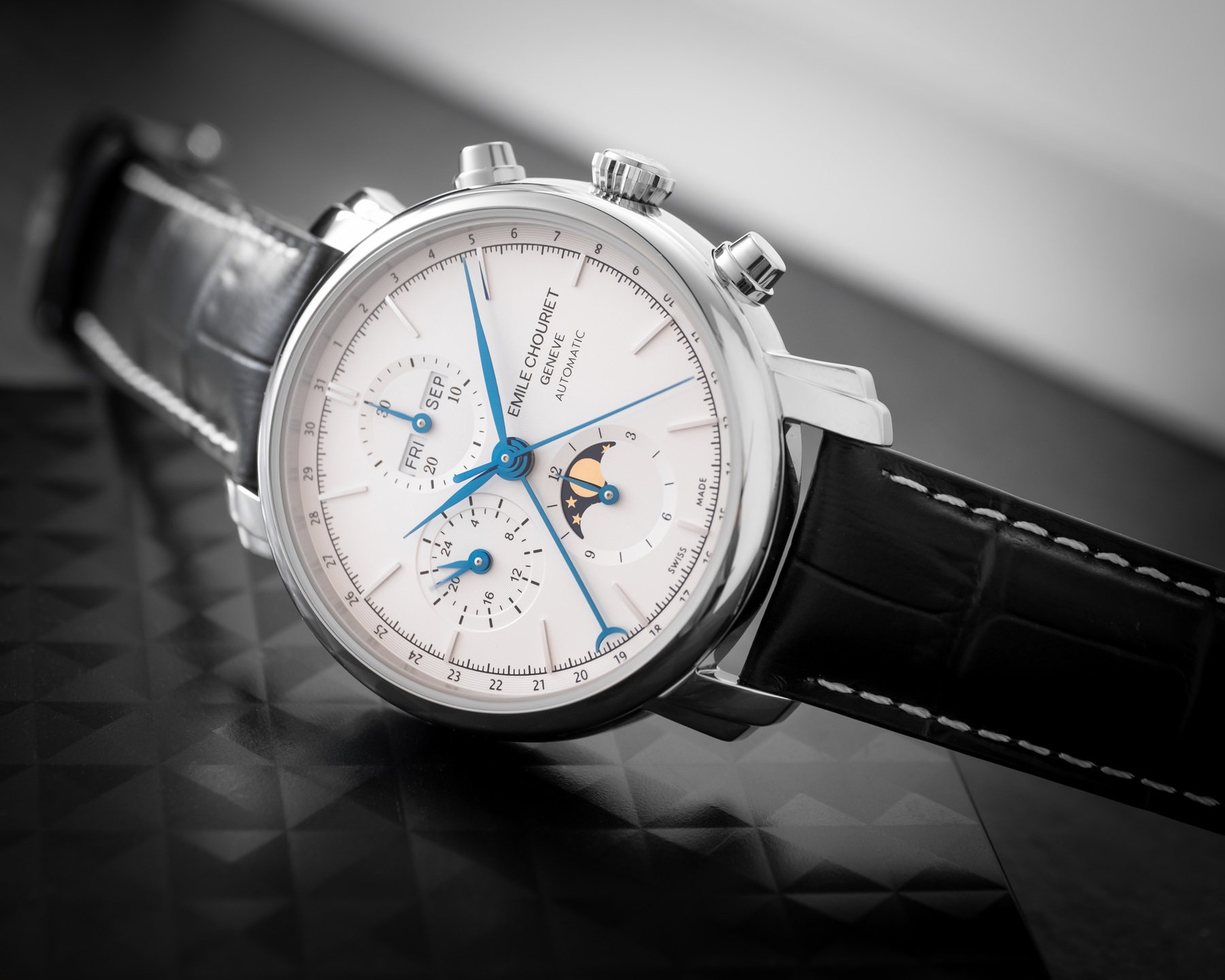 Emile Chouriet Lac Léman Calendar Chronograph
