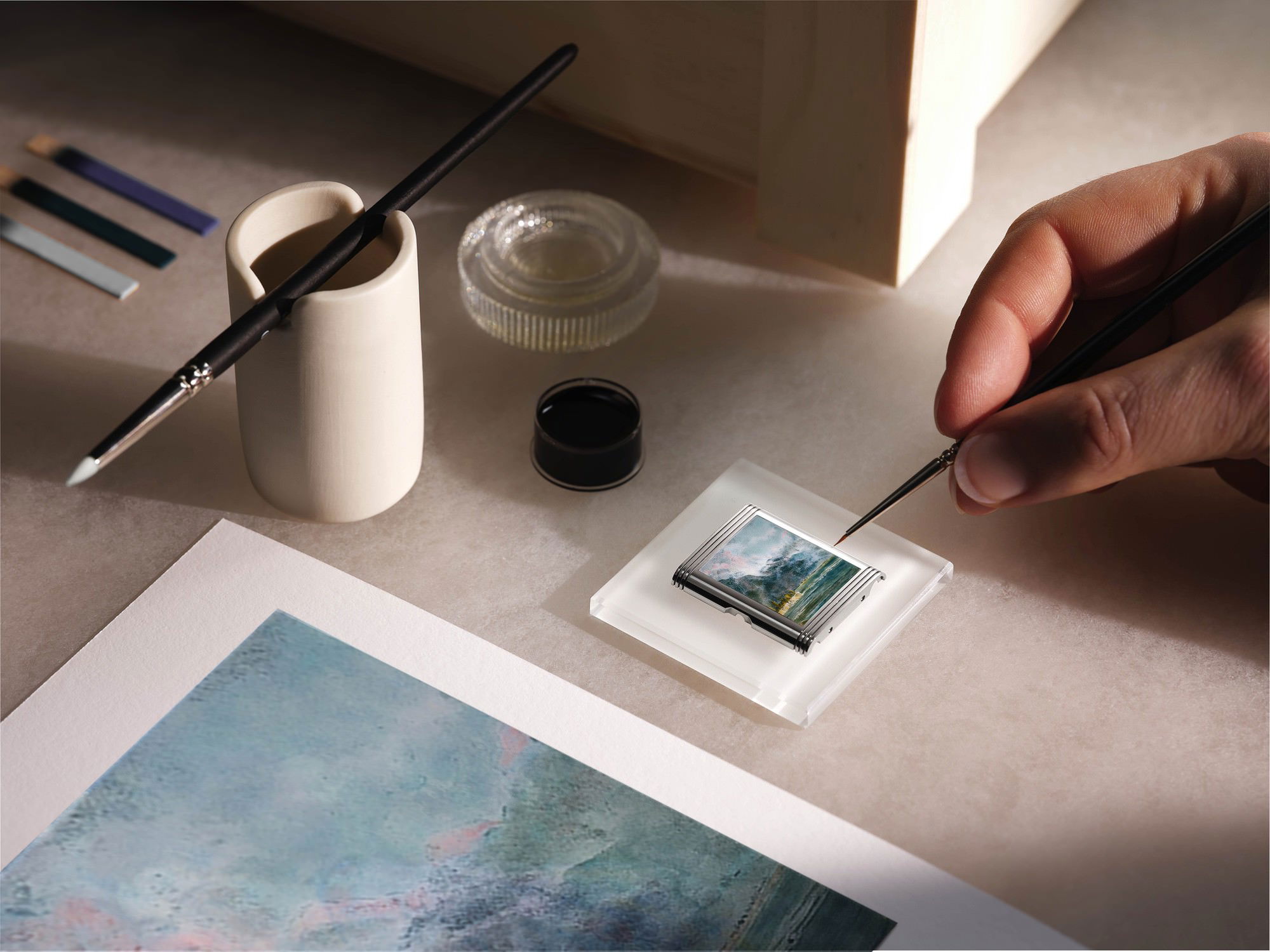 Jaeger-LeCoultre Reverso Tribute Enamel Hidden Treasure - Courbet