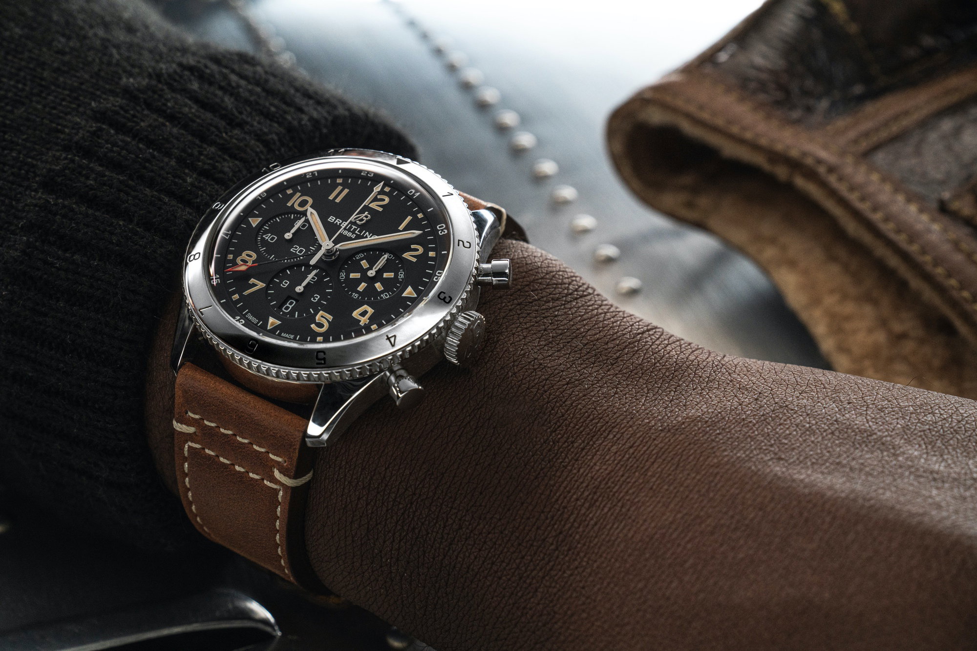 Super AVI B04 Chronograph GMT 46 P-51 Mustang - Image 5
