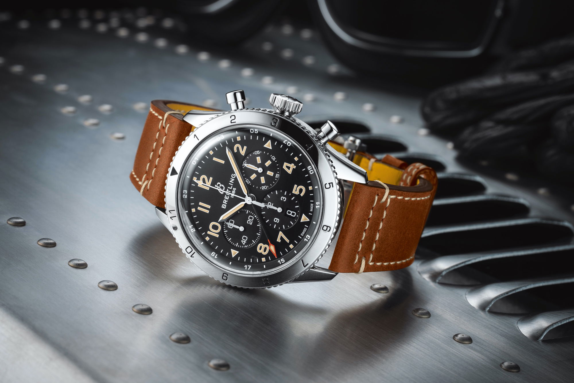 Breitling Super AVI B04 Chronograph GMT 46 P-51 Mustang