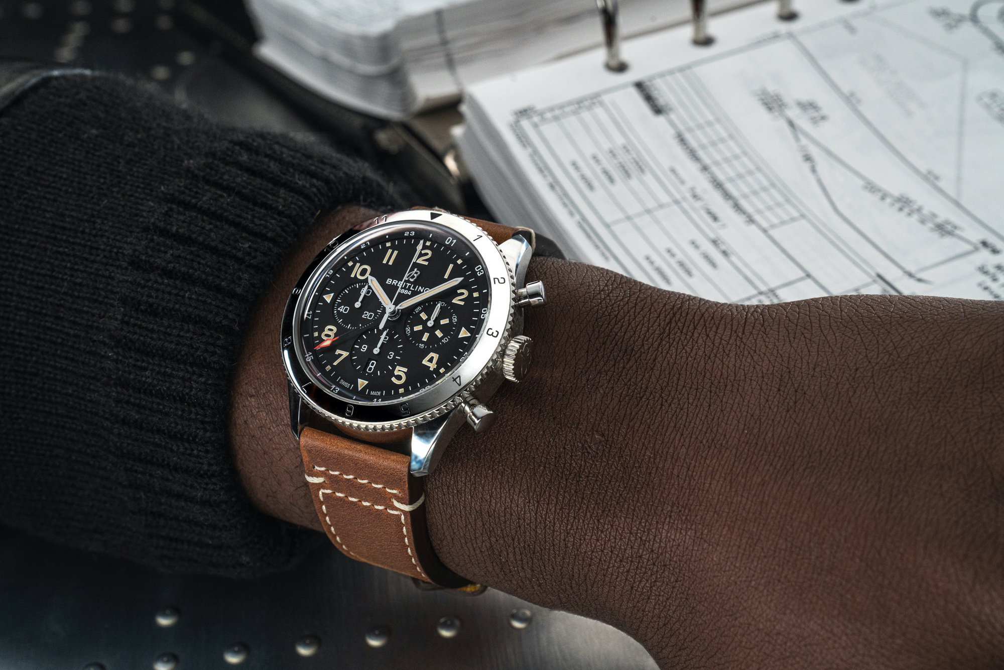 Super AVI B04 Chronograph GMT 46 P-51 Mustang - Image 8