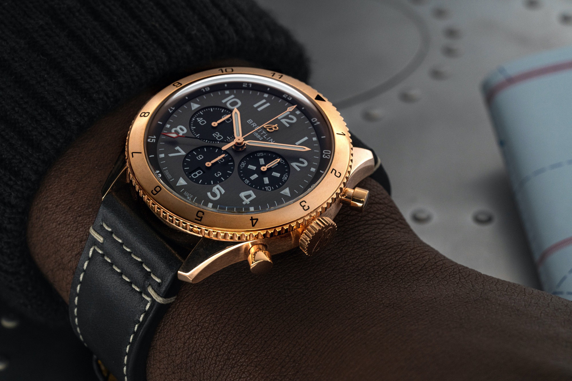 Super AVI B04 Chronograph GMT 46 P-51 Mustang - Image 4