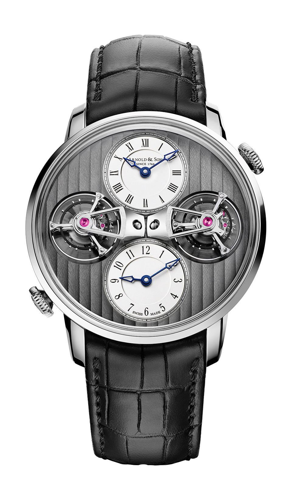 Arnold & Son Double Tourbillon White Gold