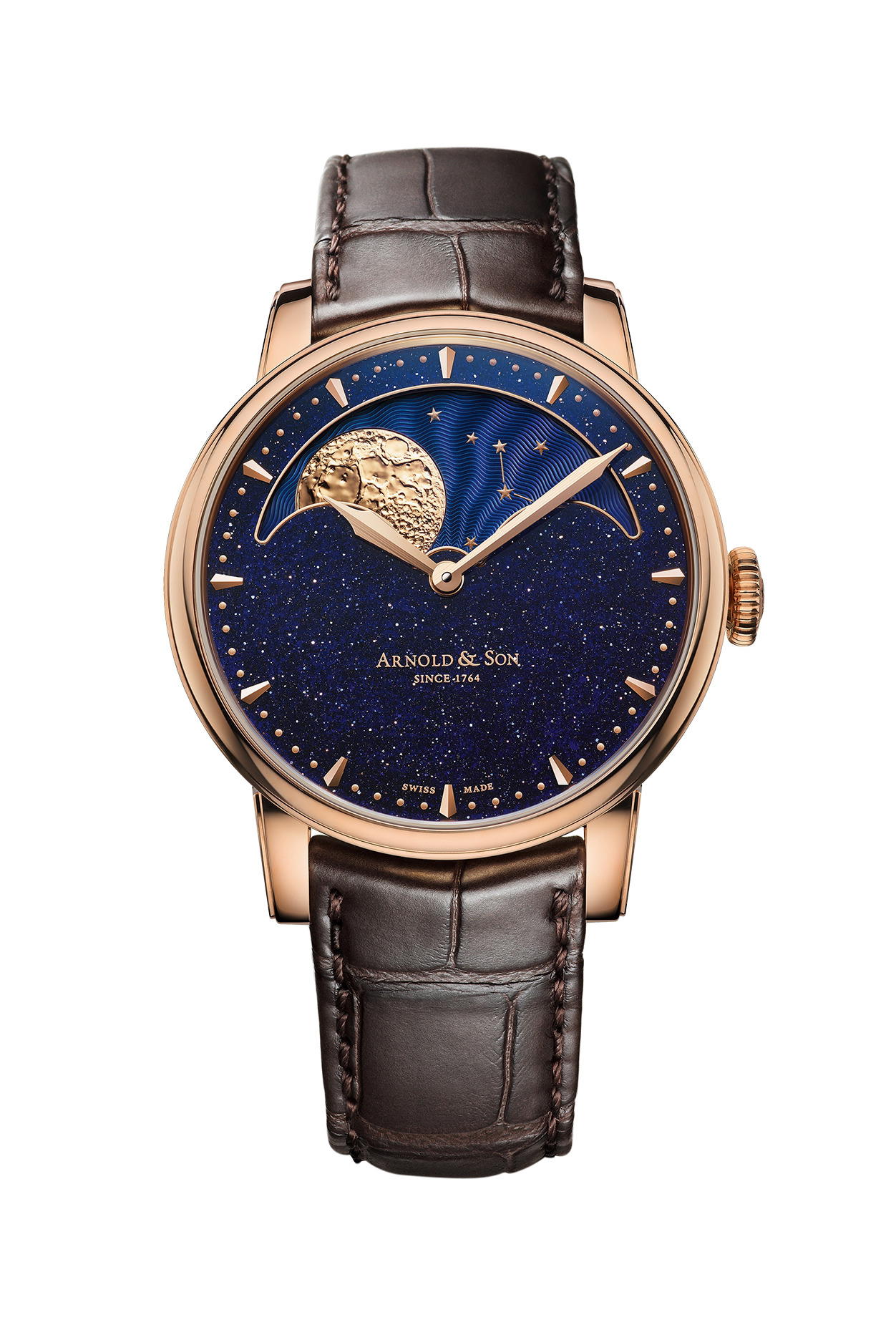 Arnold & Son Perpetual Moon Gold Aventurine