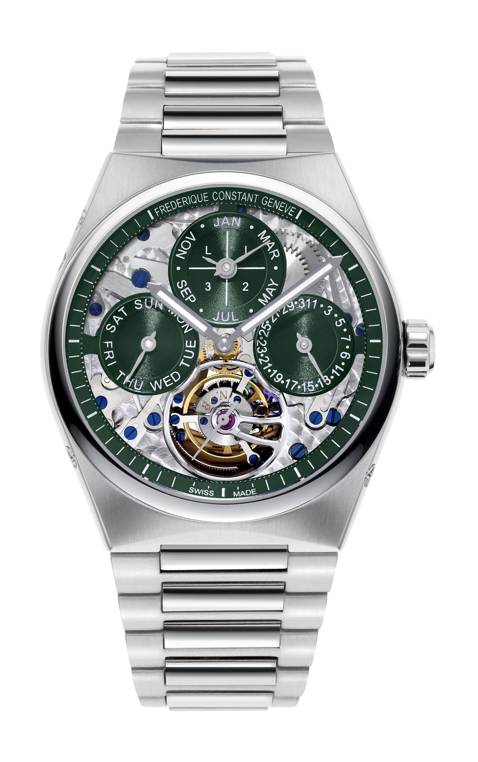 Frederique Constant Highlife Tourbillon Perpetual Calendar Manufacture Emerald