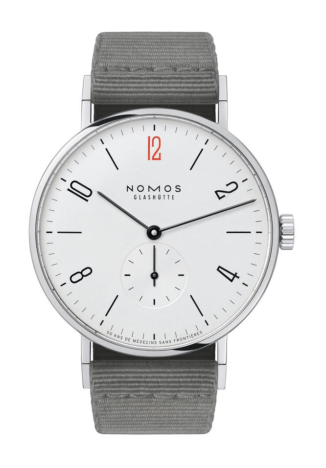Nomos Glashütte Tangente 38 - 50th Anniversary of Doctors Without Borders