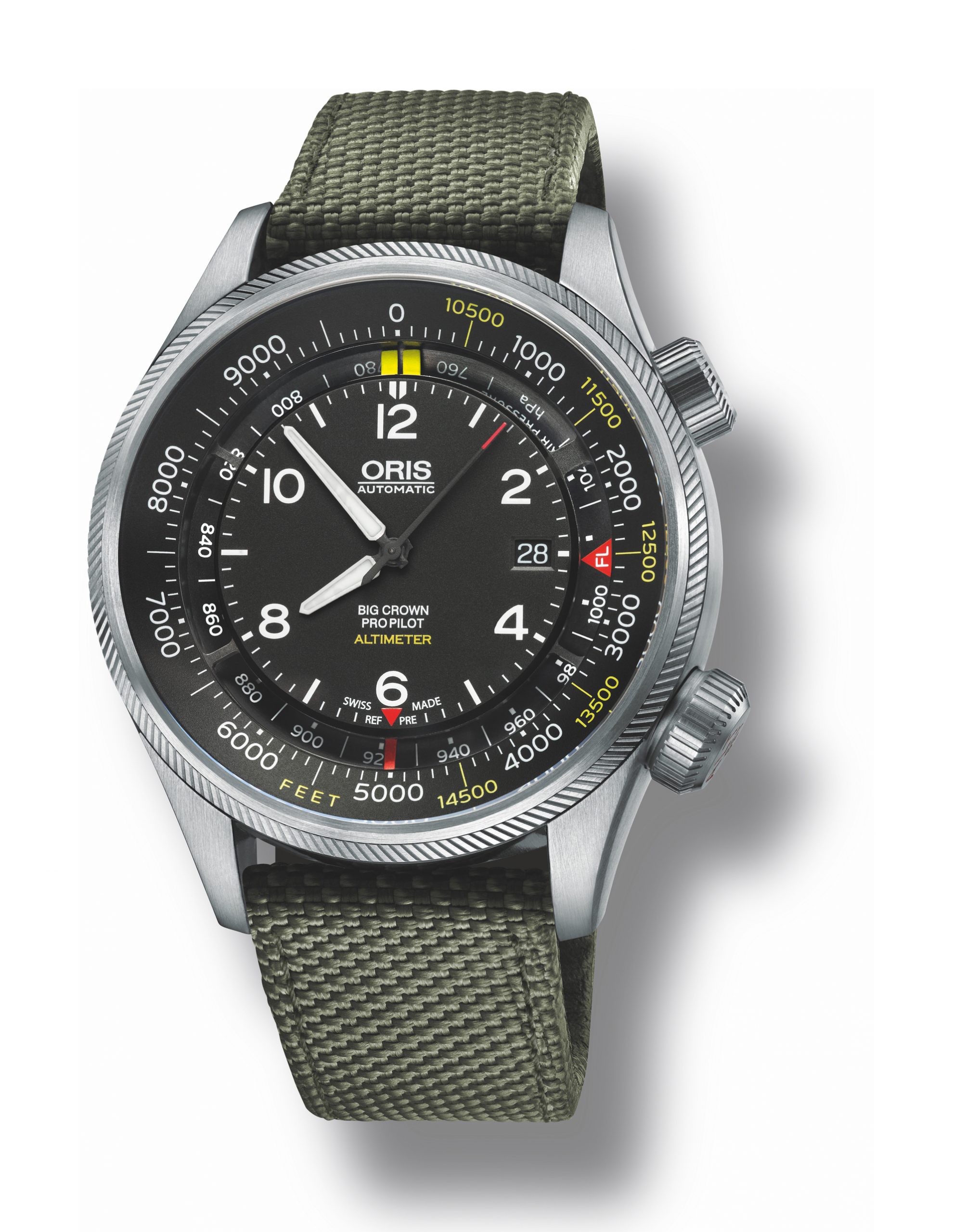 Oris Big Crown Propilot Altimeter with Fleet Scale