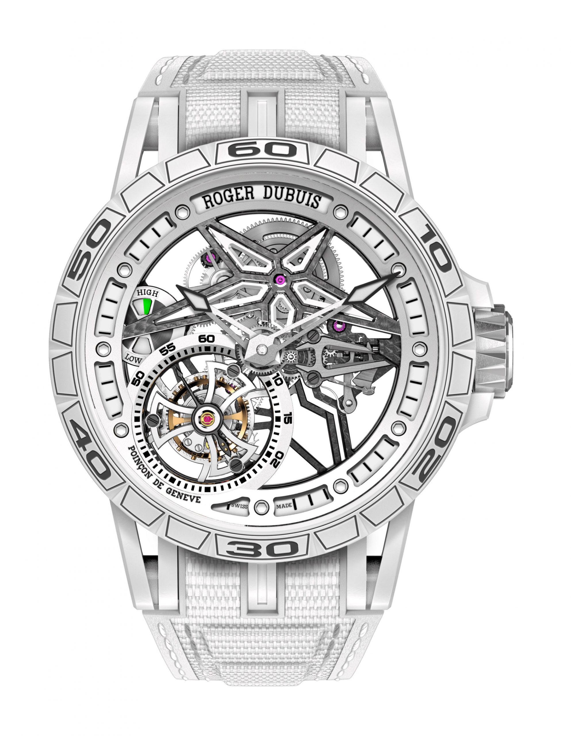Roger Dubuis Excalibur Spider White Ceramic Composite Fiber