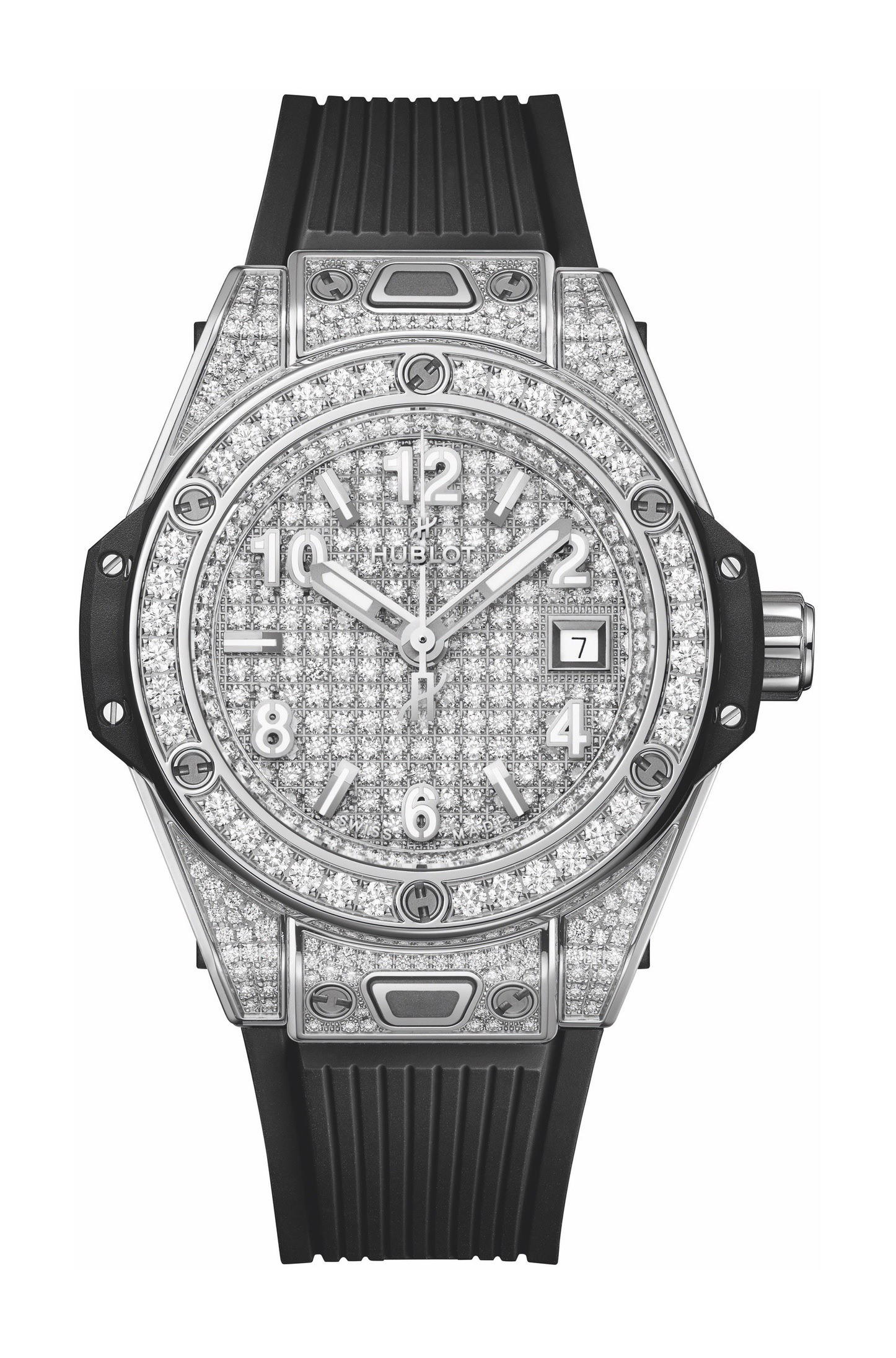 Hublot Big Bang One Click Steel Full Pave