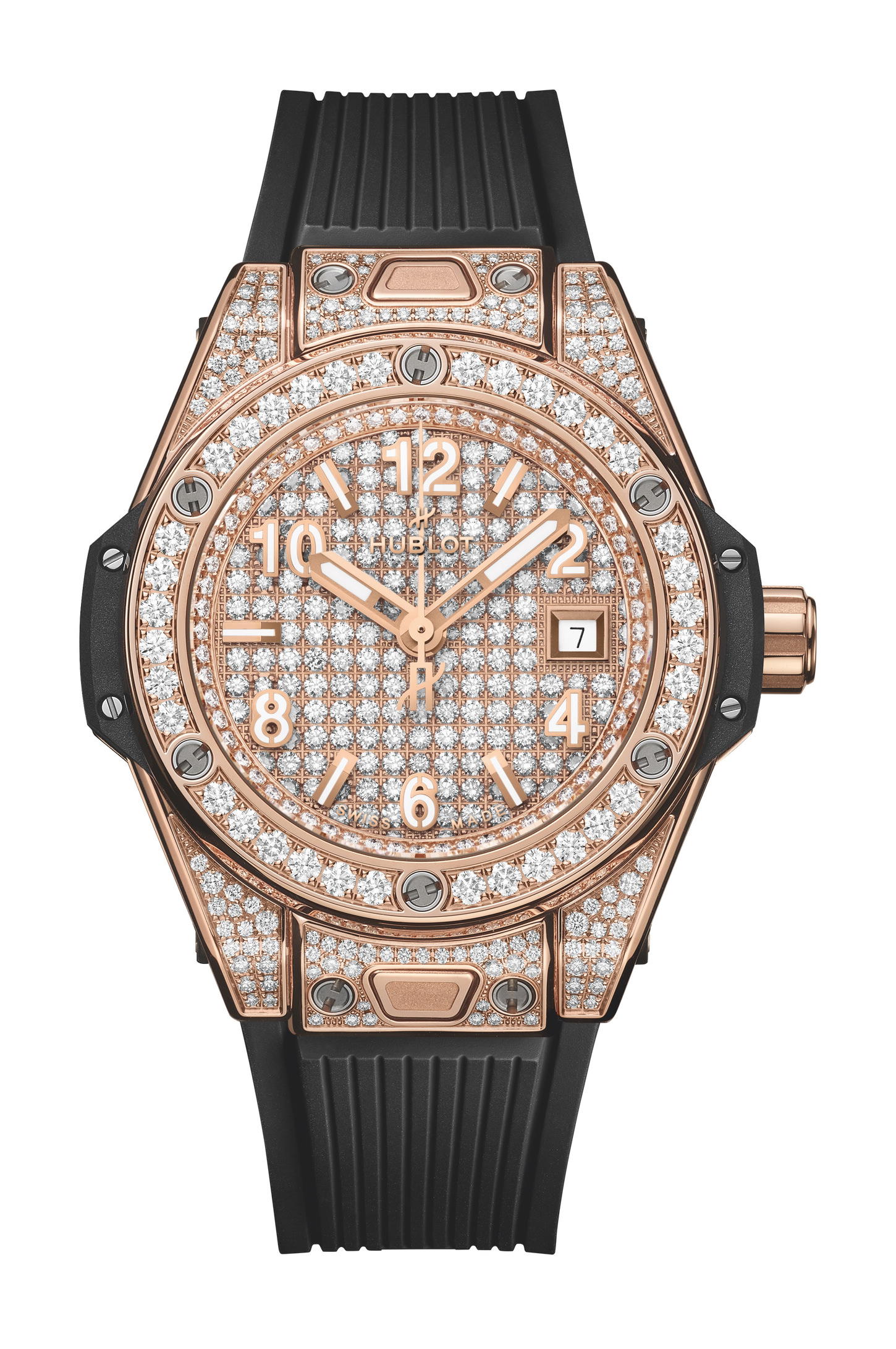 Hublot Big Bang One Click King Gold Full Pave