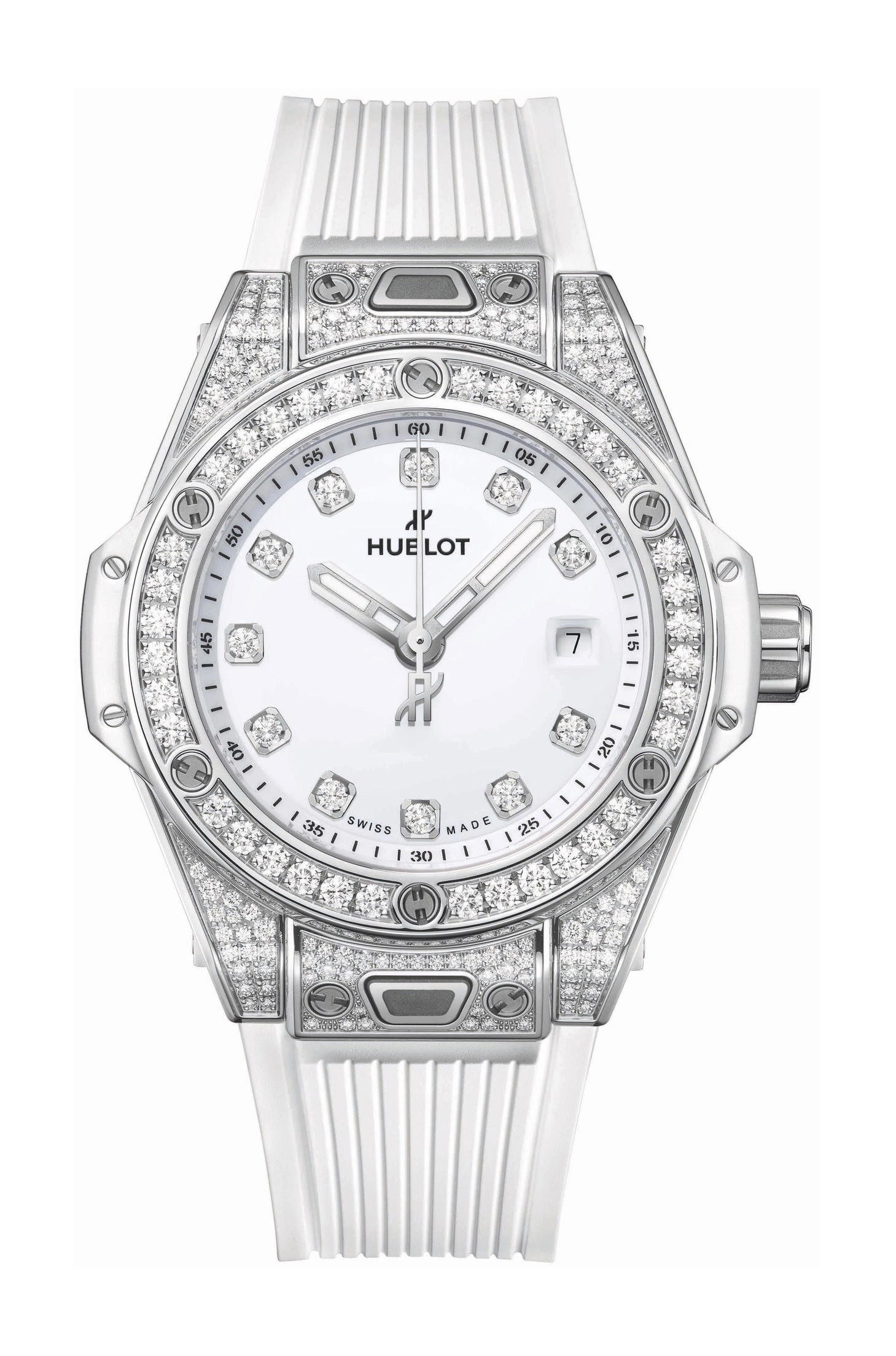 Hublot Big Bang One Click Steel White Pave