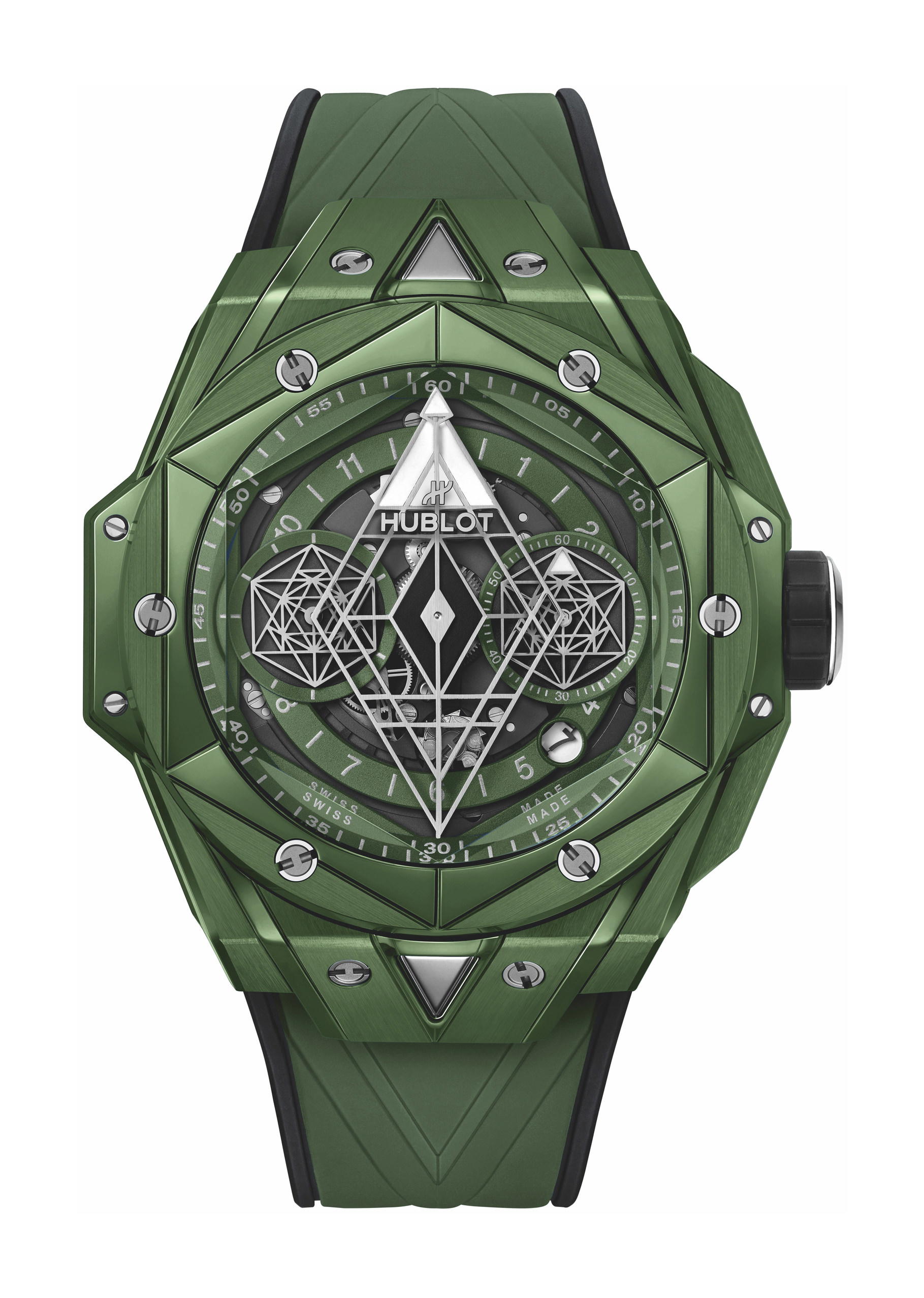 Hublot Big Bang Unico Sang Bleu II Green Ceramic